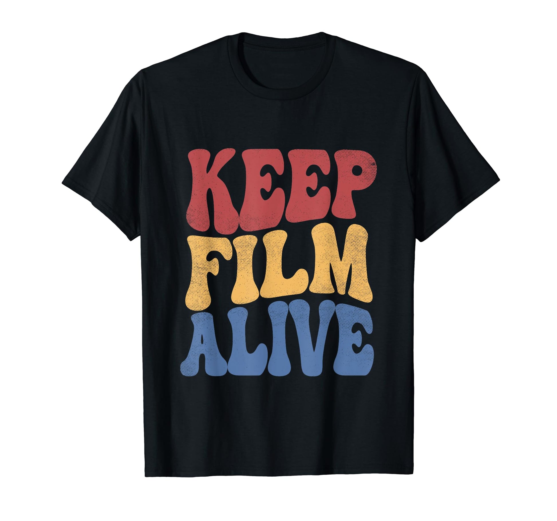 Keep Film Alive Camera Analog Film T-Shirt - Graphic Print for Adults - T-Shirt, Sweatshirt, Hoodie