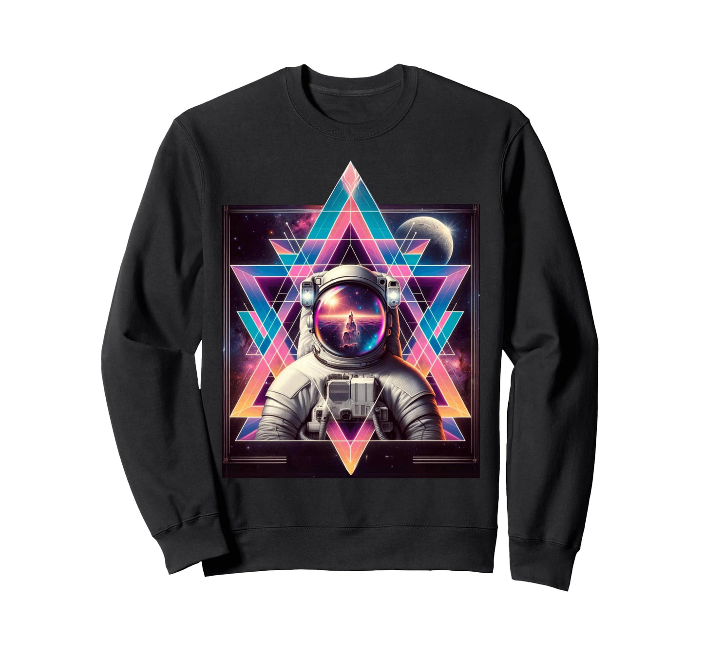 Astronaut Sci Fi Space Lover Sweatshirt - Graphic Print Men Women - T-Shirt, Sweatshirt, Hoodie