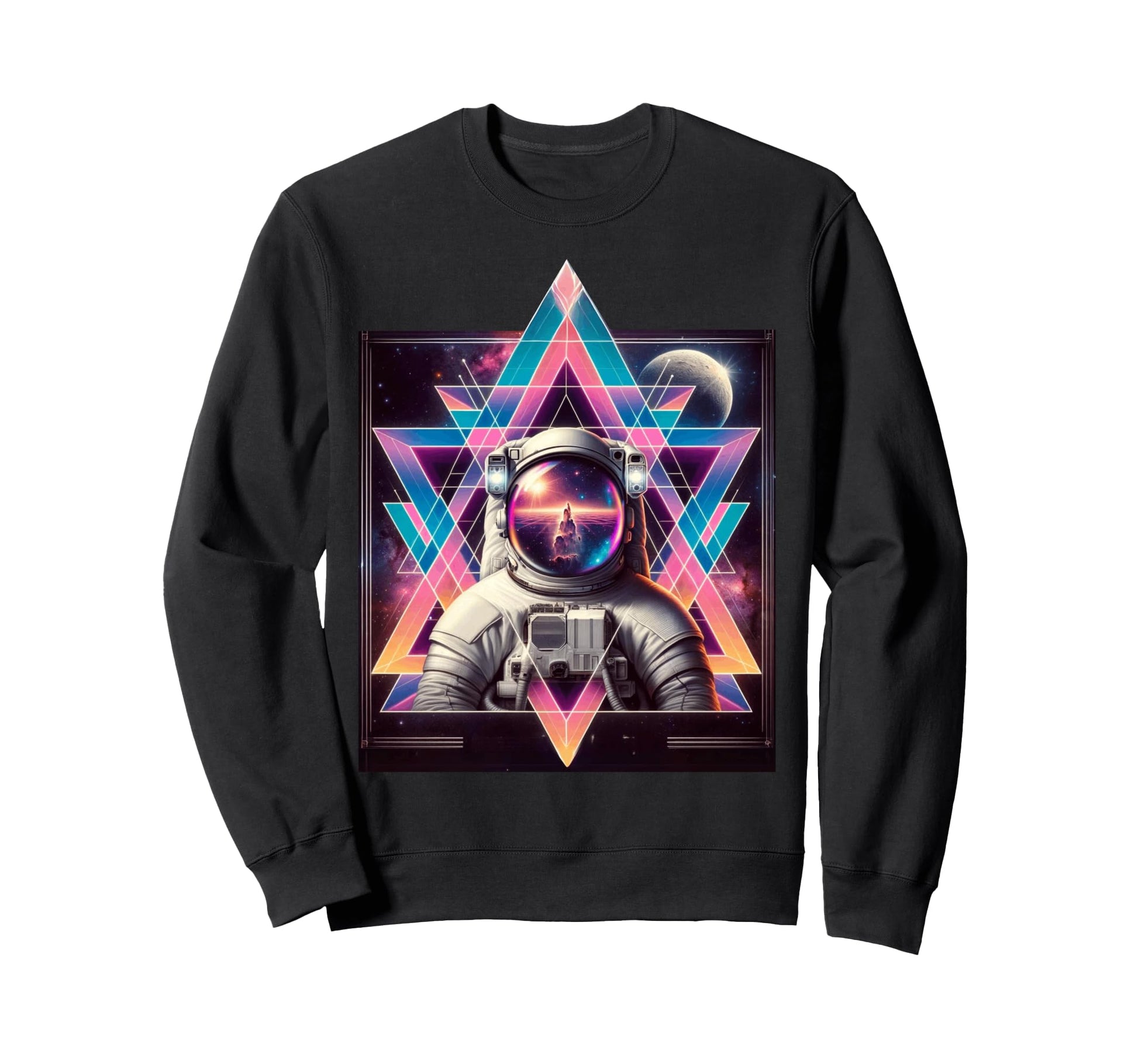 Astronaut Sci Fi Space Lover Sweatshirt - Graphic Print Men Women - T-Shirt, Sweatshirt, Hoodie