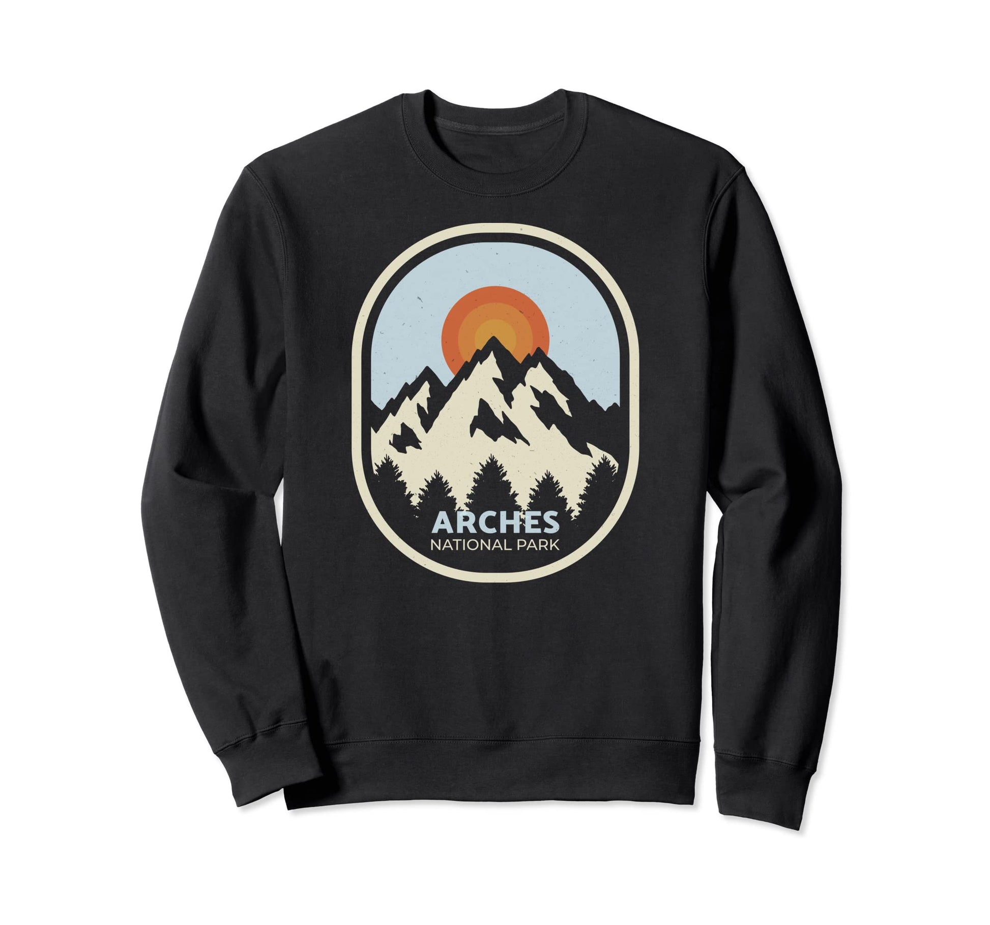 Arches National Park Sunset Sweatshirt - Casual Everyday Wear for Adults - T-Shirt, Sweatshirt, Hoodie