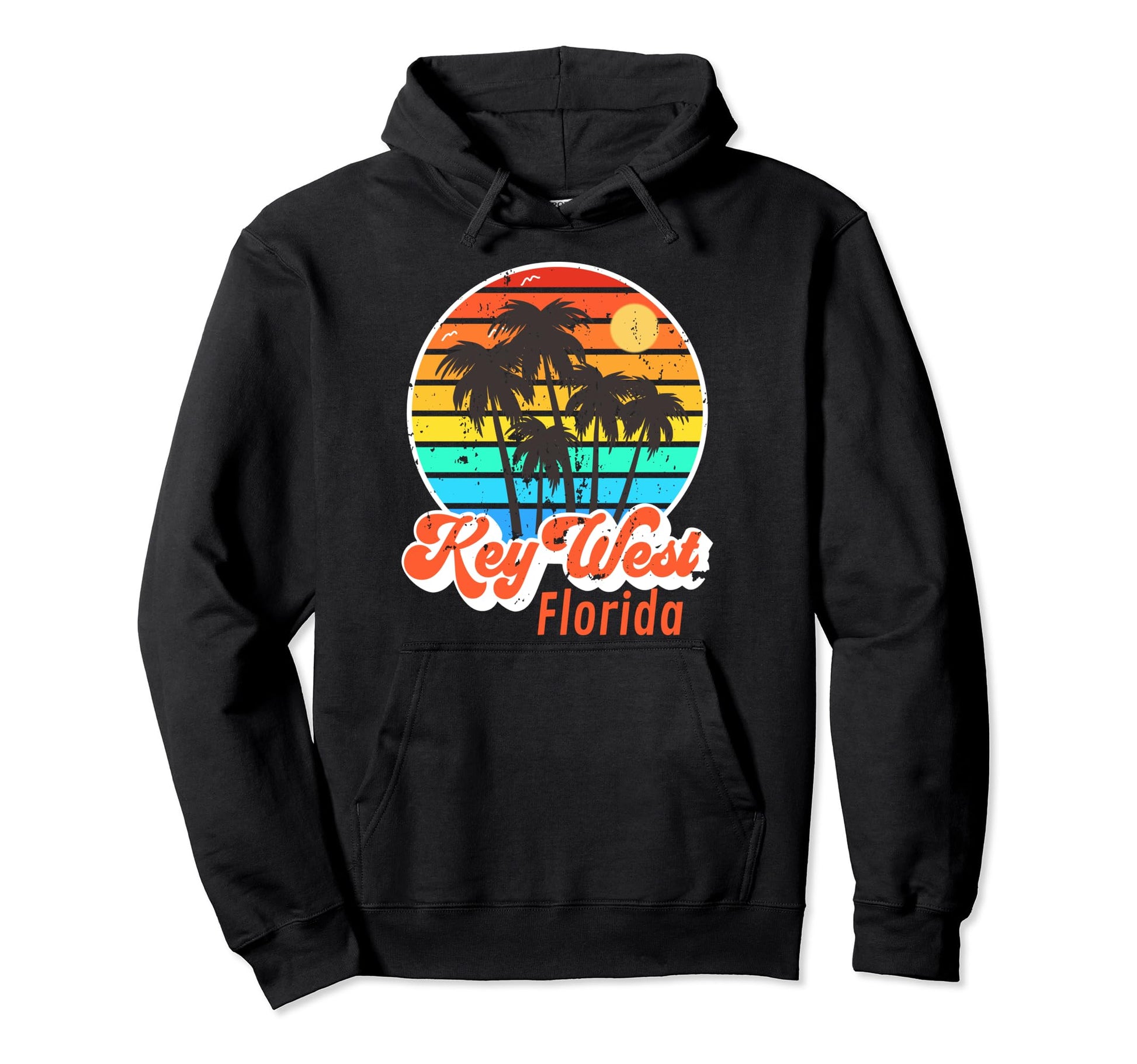 Key West Florida Keys Beach Vacation Hoodie - Graphic Print Unisex - T-Shirt, Sweatshirt, Hoodie