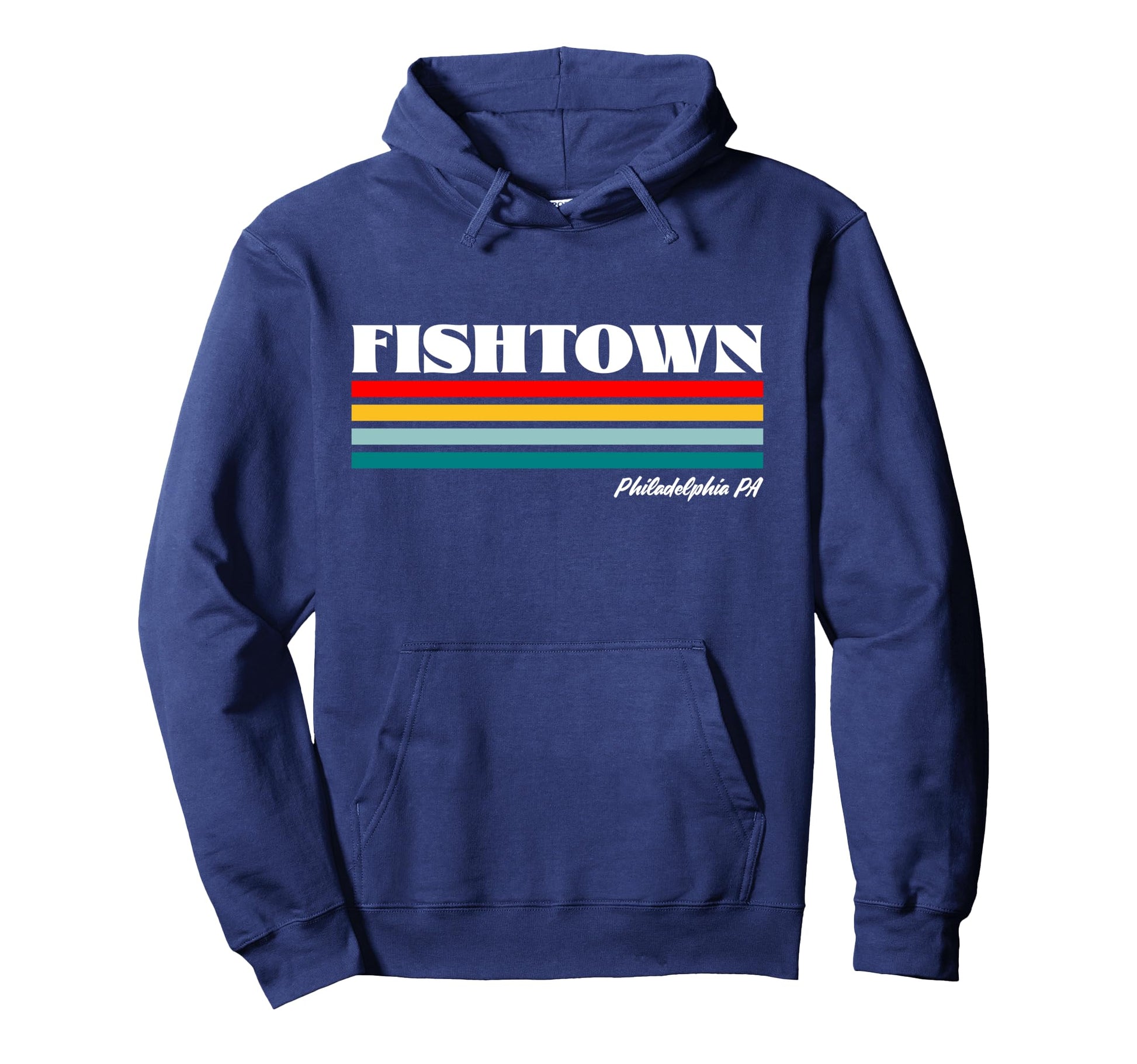 Fishtown Philadelphia Pa Rainbow Hoodie - Fun Novelty Design Men Women - T-Shirt, Sweatshirt, Hoodie