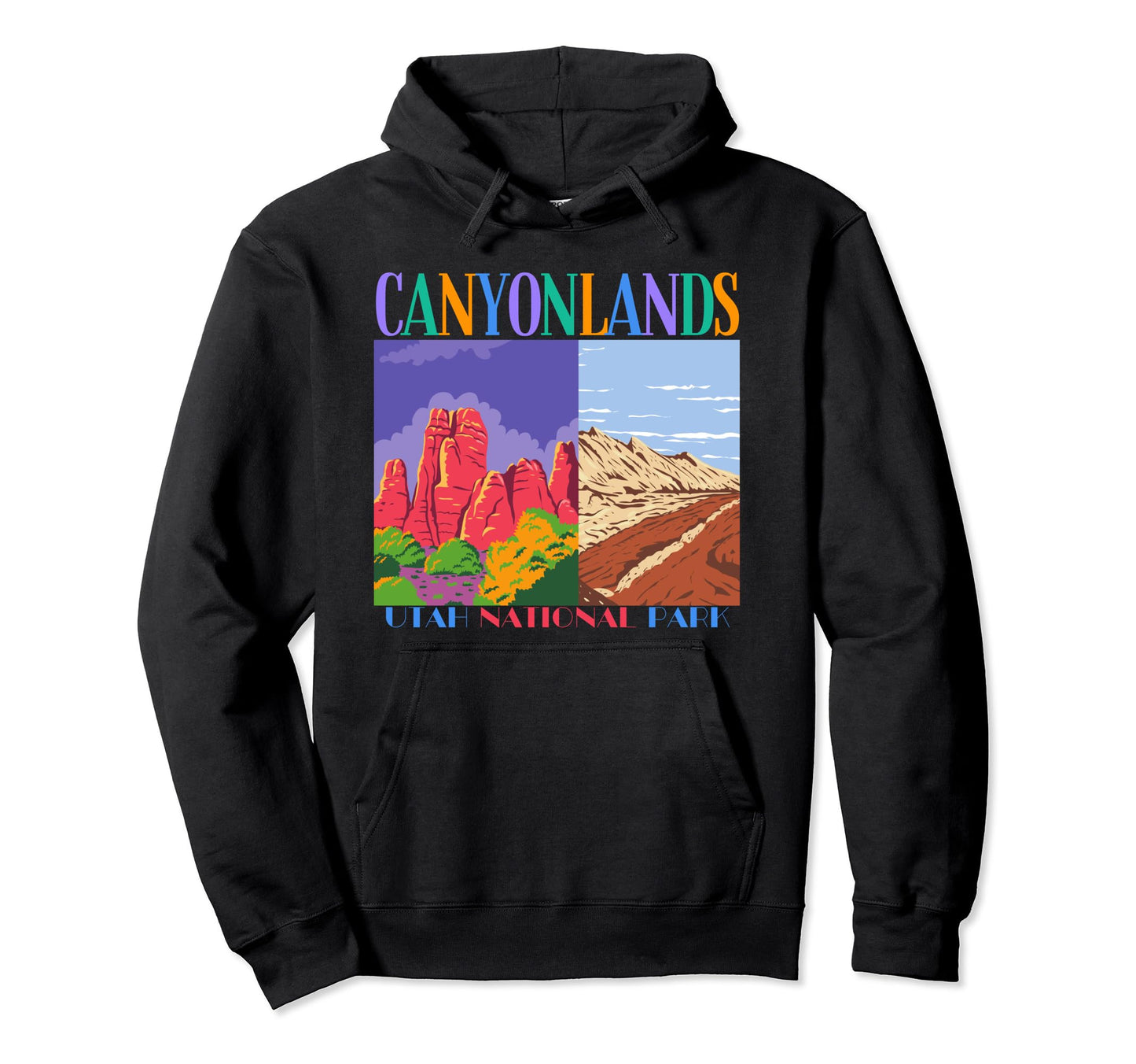 Canyonlands National Park Utah Hoodie - Trendy Graphic for Adults - T-Shirt, Sweatshirt, Hoodie