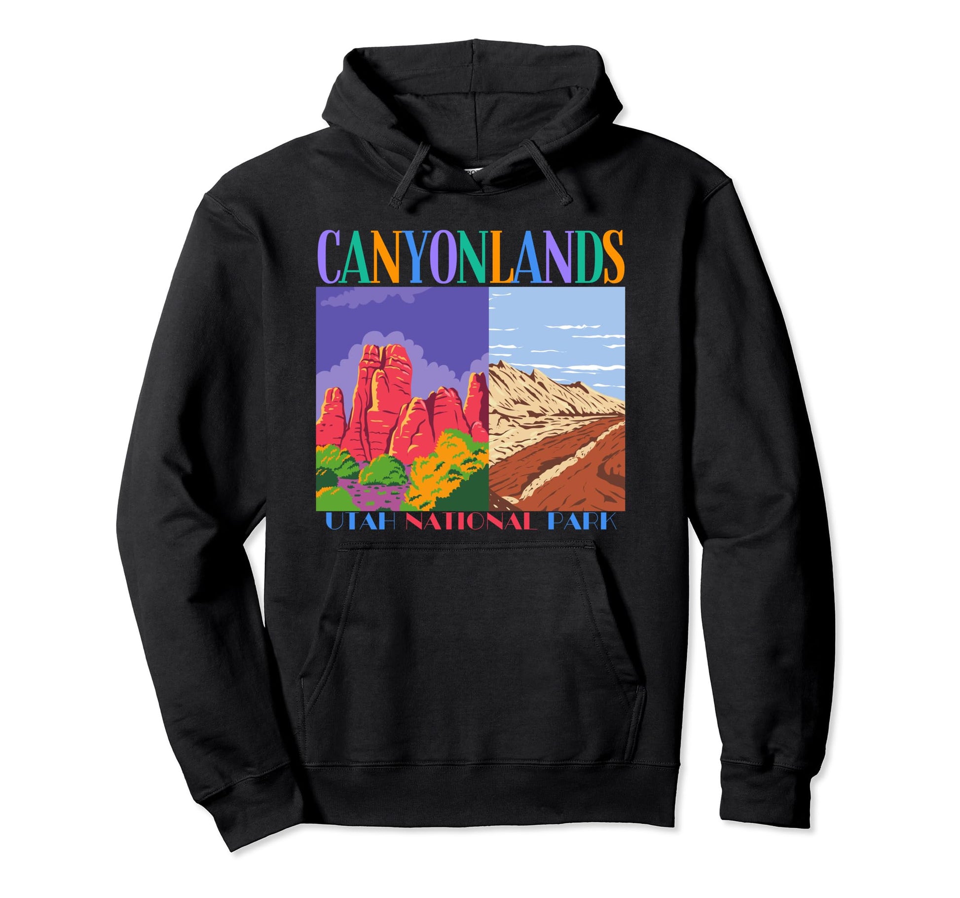 Canyonlands National Park Utah Hoodie - Trendy Graphic for Adults - T-Shirt, Sweatshirt, Hoodie