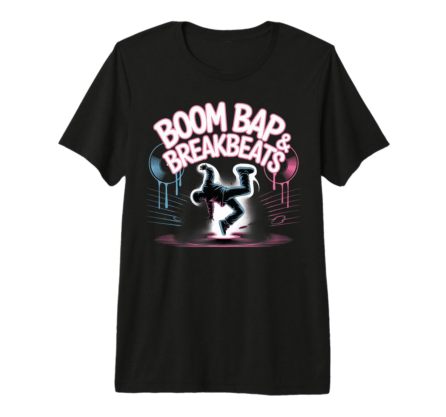 Boom Bap Breakbeats Old School T-Shirt - Fun Novelty Design for Adults - T-Shirt, Sweatshirt, Hoodie