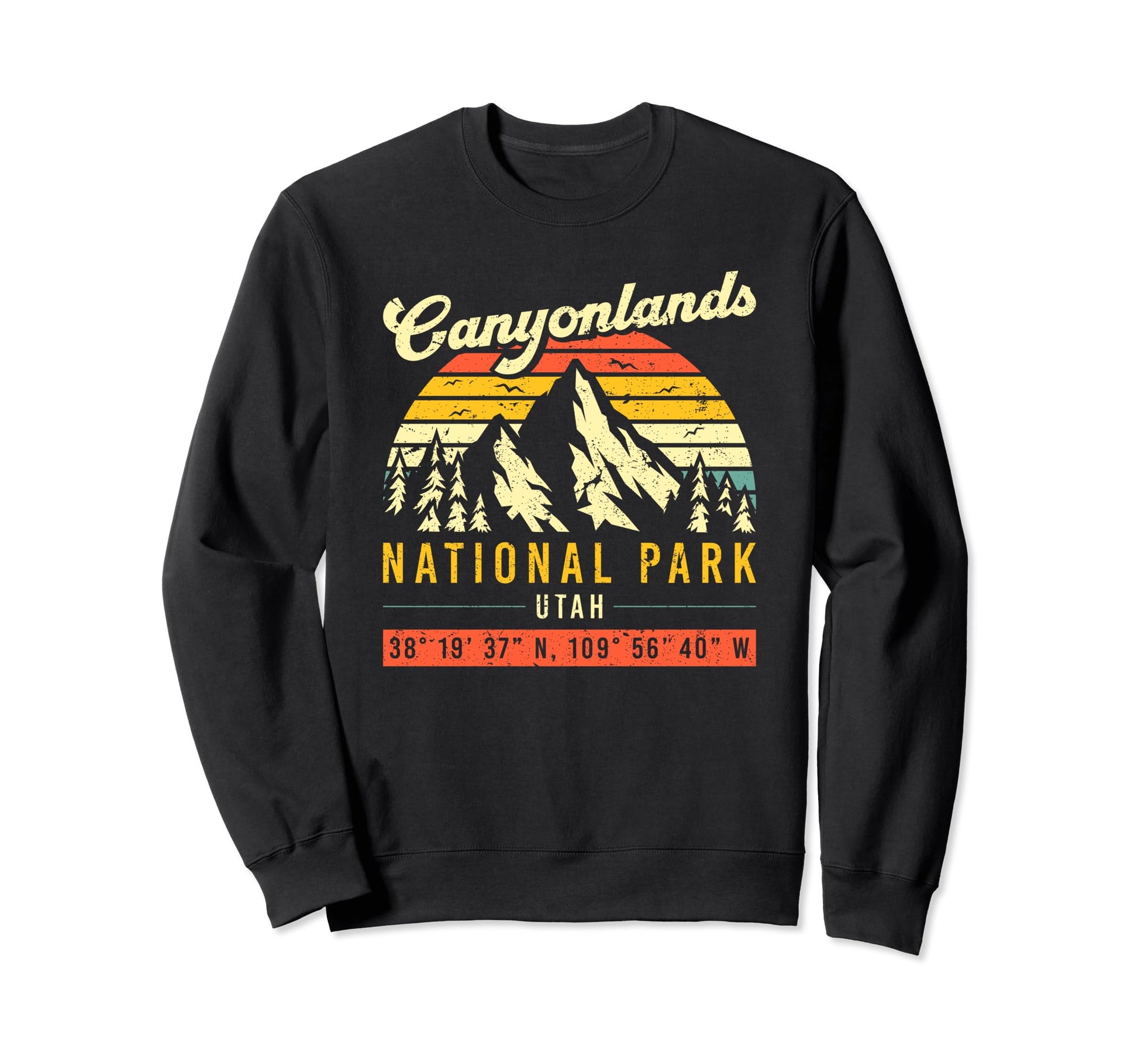 Canyonlands Coordinate Utah Sweatshirt - Fun Novelty Design Men Women - T-Shirt, Sweatshirt, Hoodie