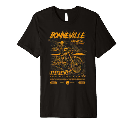 Bonneville Salt Flats Motorcycle T-Shirt - Casual Everyday Wear Unisex - T-Shirt, Sweatshirt, Hoodie