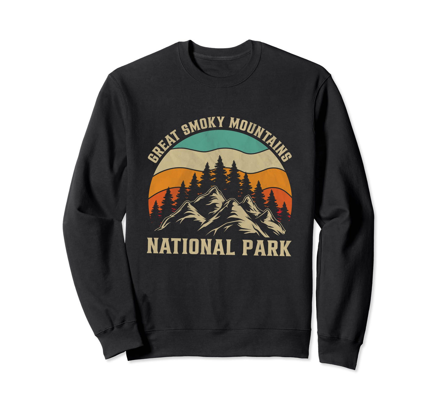 Great Smoky Mountains National Park Sweatshirt - Minimalist Print Unisex - T-Shirt, Sweatshirt, Hoodie