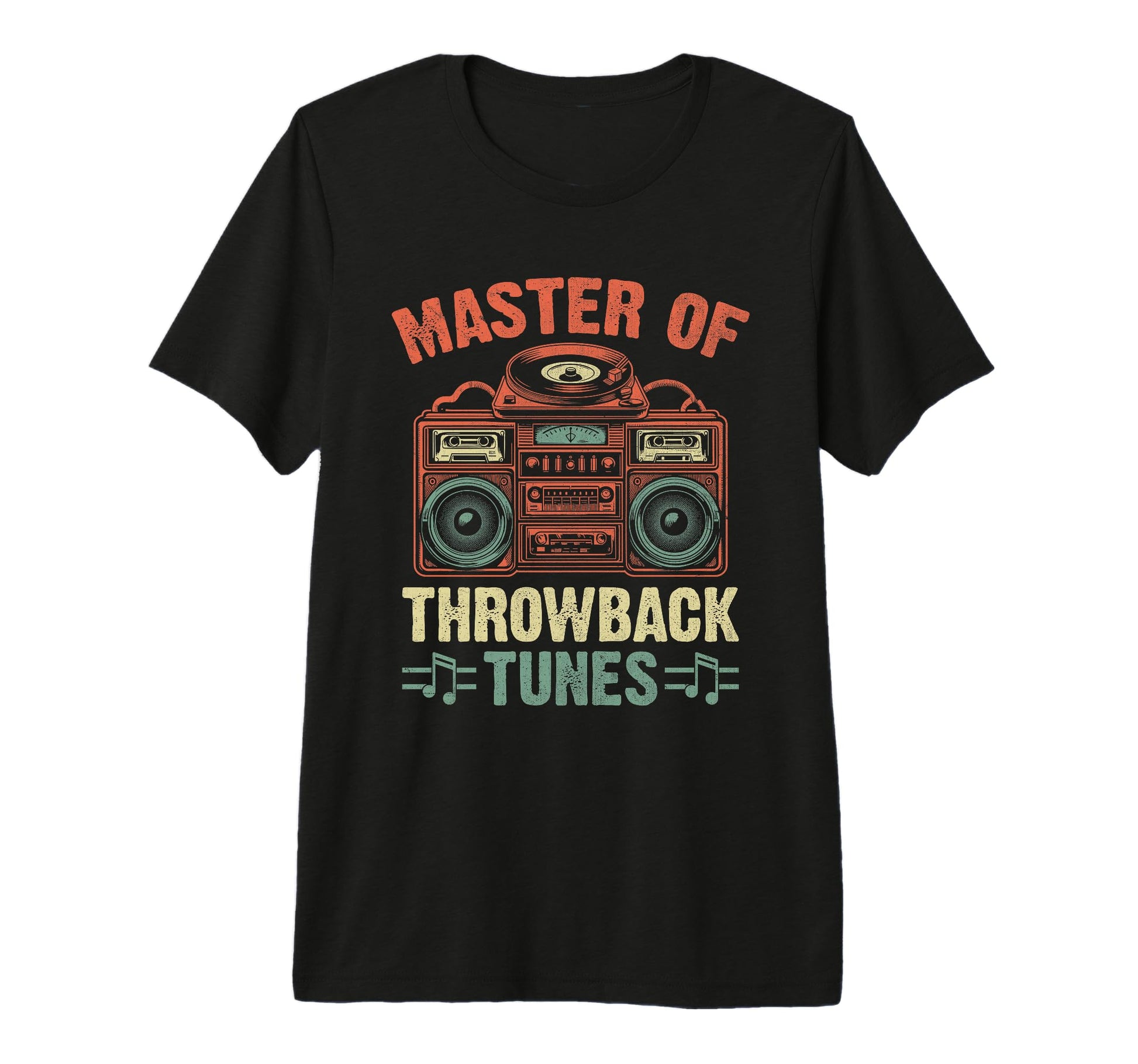 Funny Old School Dj Equipment Table T-Shirt - Custom Art Print Unisex - T-Shirt, Sweatshirt, Hoodie