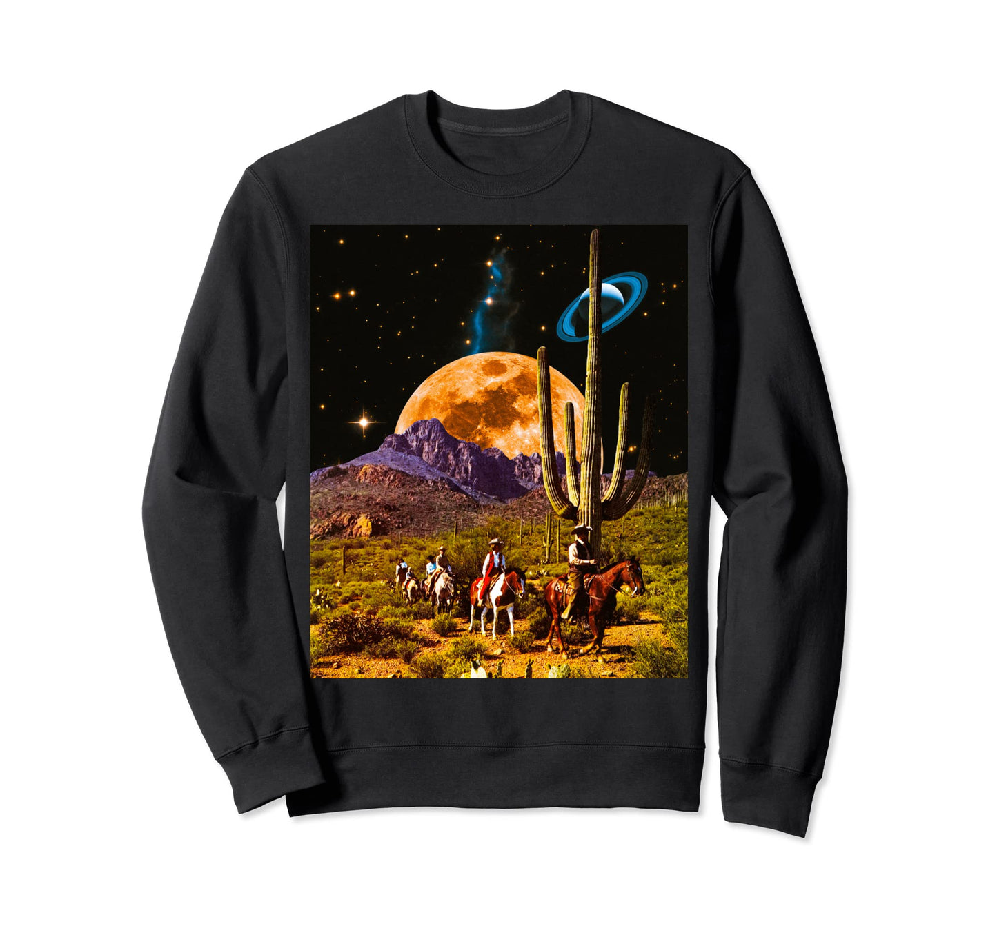 Cowboys Space Sweatshirt - Custom Art Print for Adults - T-Shirt, Sweatshirt, Hoodie