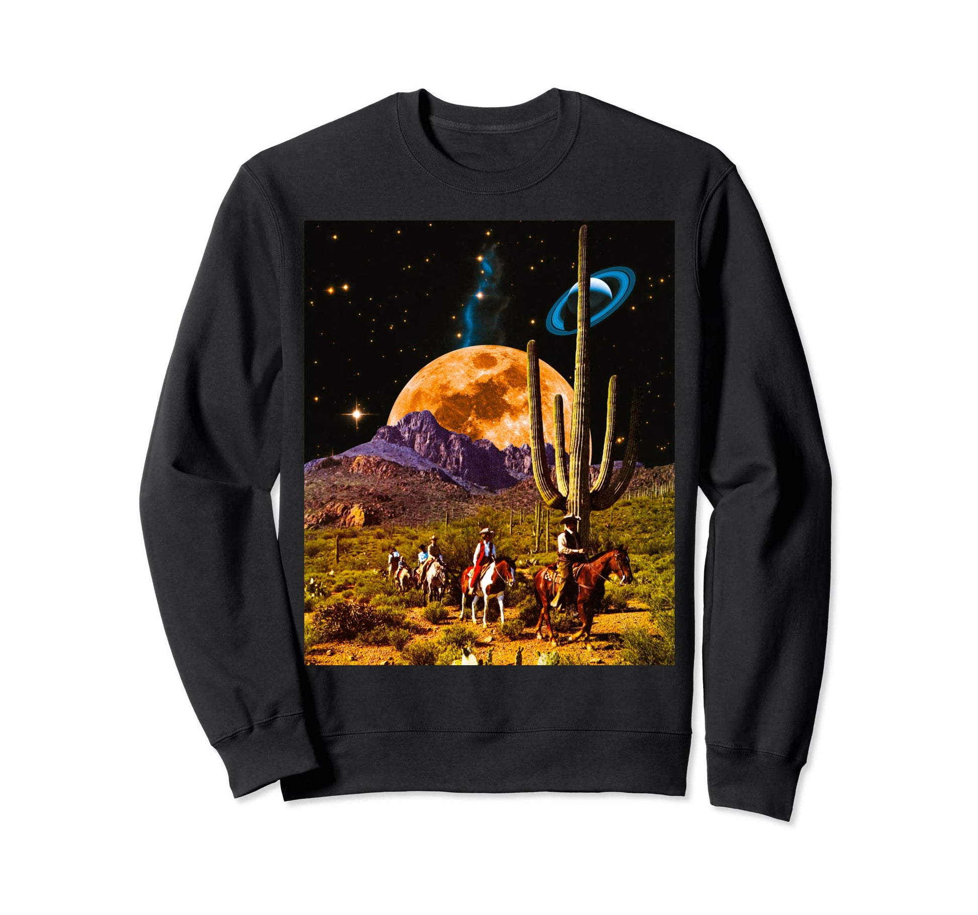 Cowboys Space Sweatshirt - Custom Art Print for Adults - T-Shirt, Sweatshirt, Hoodie