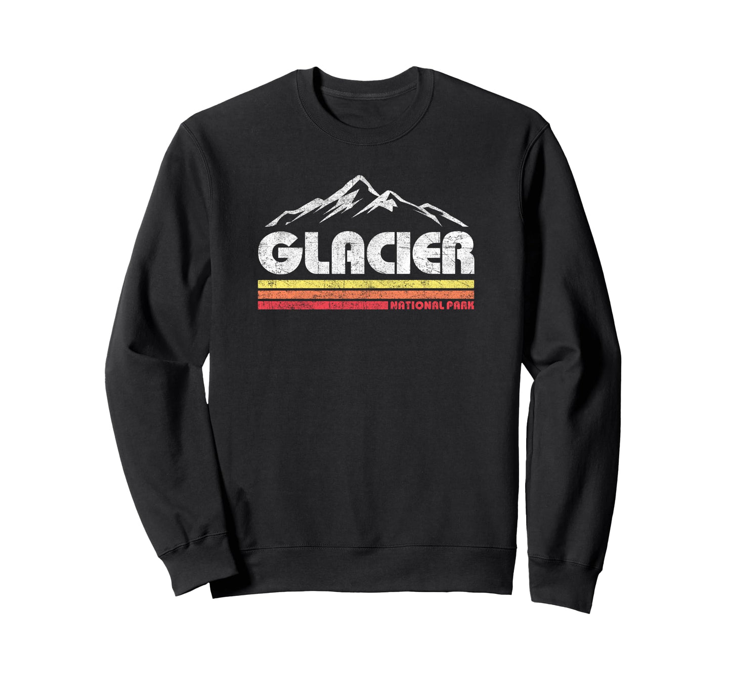 Glacier National Park Mountain Sweatshirt - Fun Novelty Design Unisex - T-Shirt, Sweatshirt, Hoodie