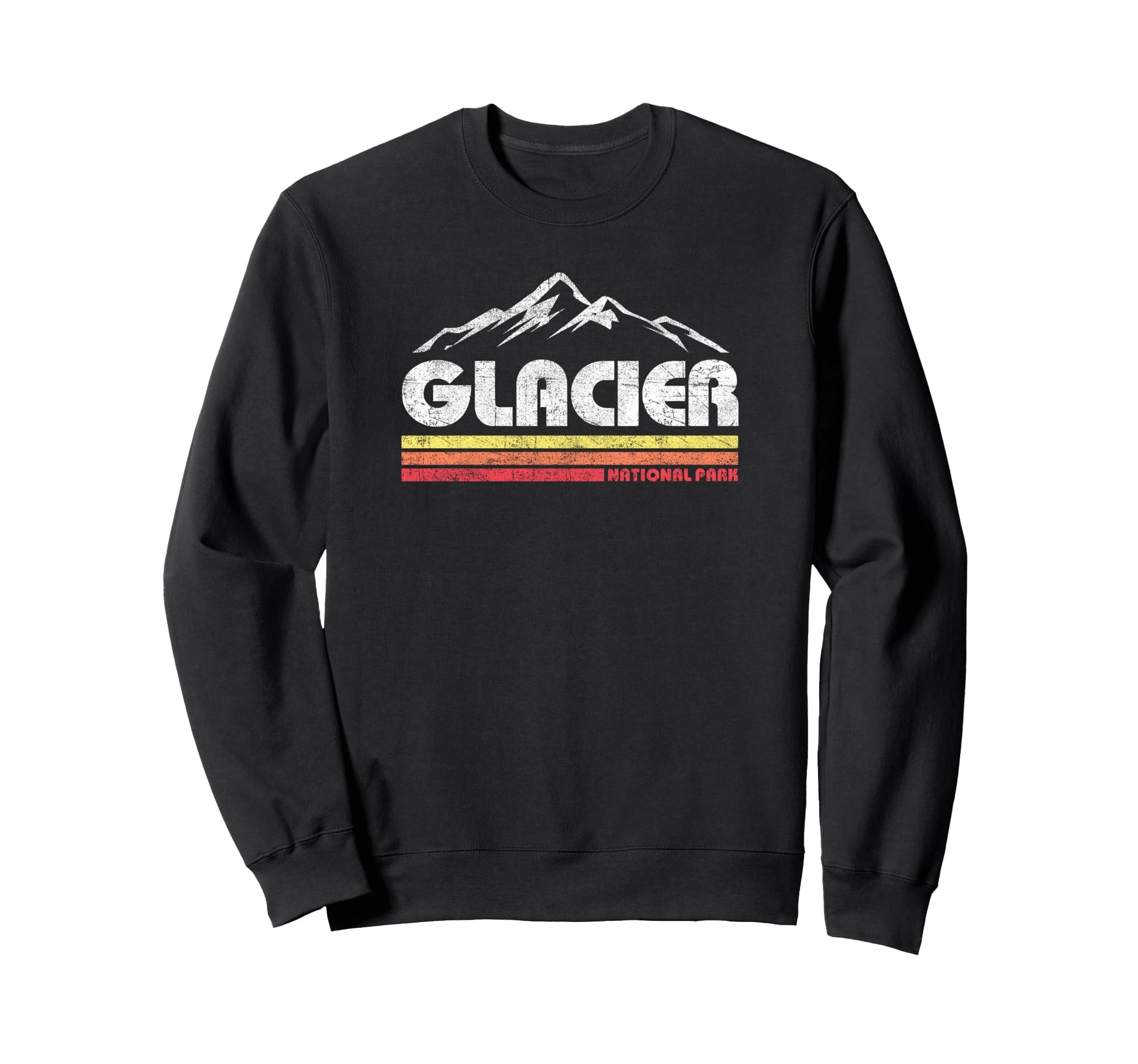 Glacier National Park Mountain Sweatshirt - Fun Novelty Design Unisex - T-Shirt, Sweatshirt, Hoodie