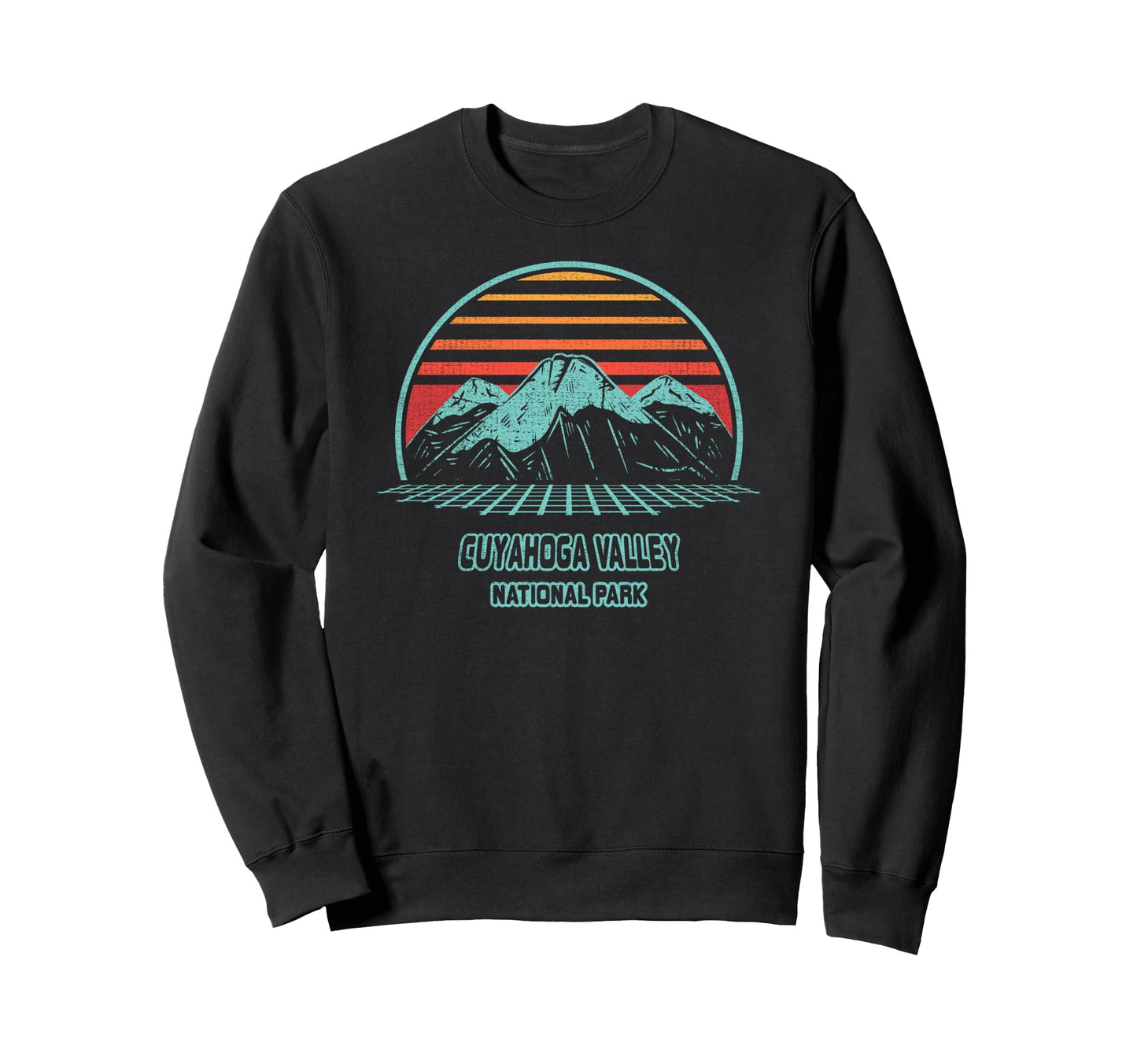 Cuyahoga Valley National Park Hiking 80S Sweatshirt - Graphic Print Unisex - T-Shirt, Sweatshirt, Hoodie