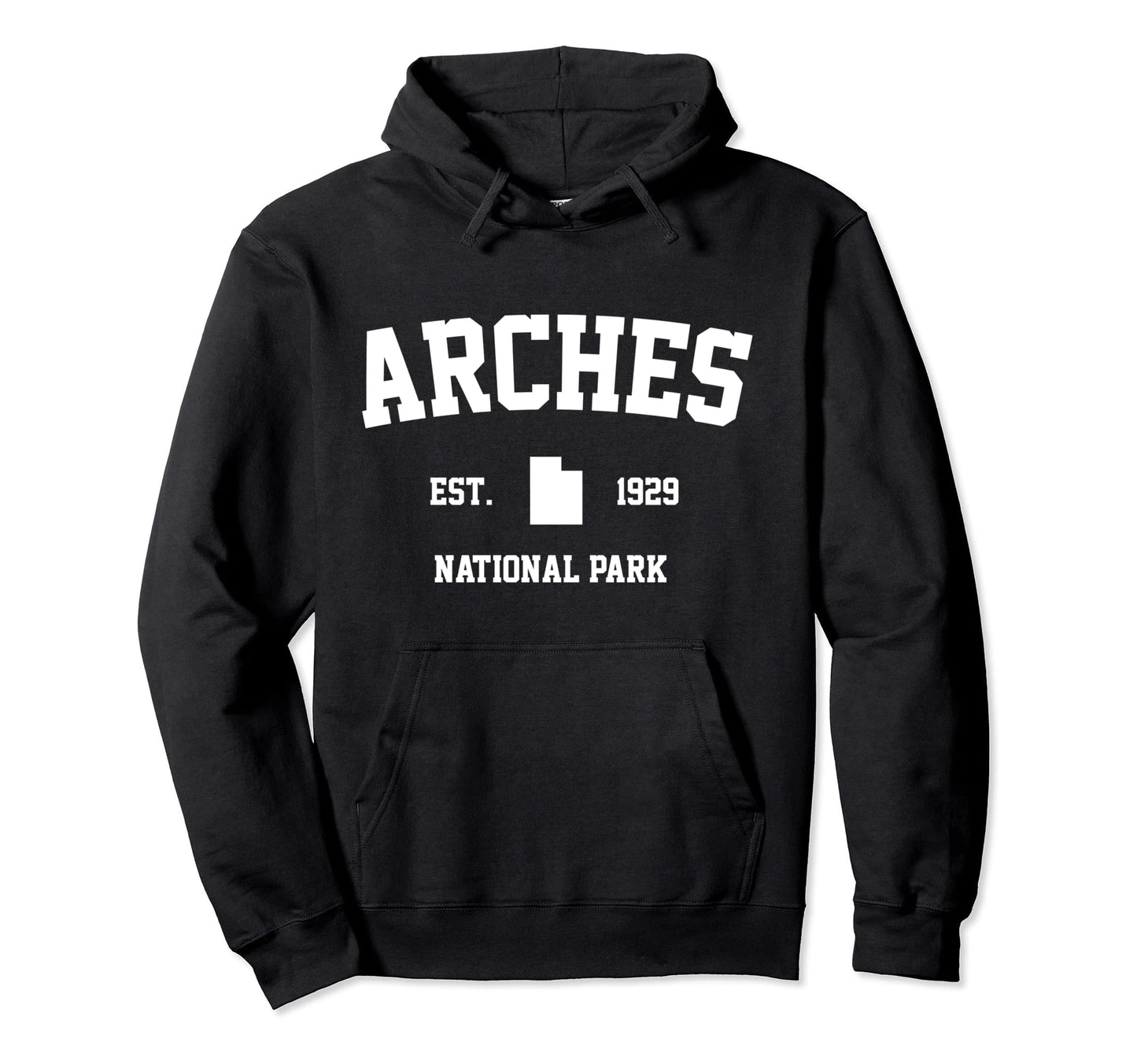 Arches National Park Hiking Utah Est Hoodie - Aesthetic Graphic Men Women - T-Shirt, Sweatshirt, Hoodie