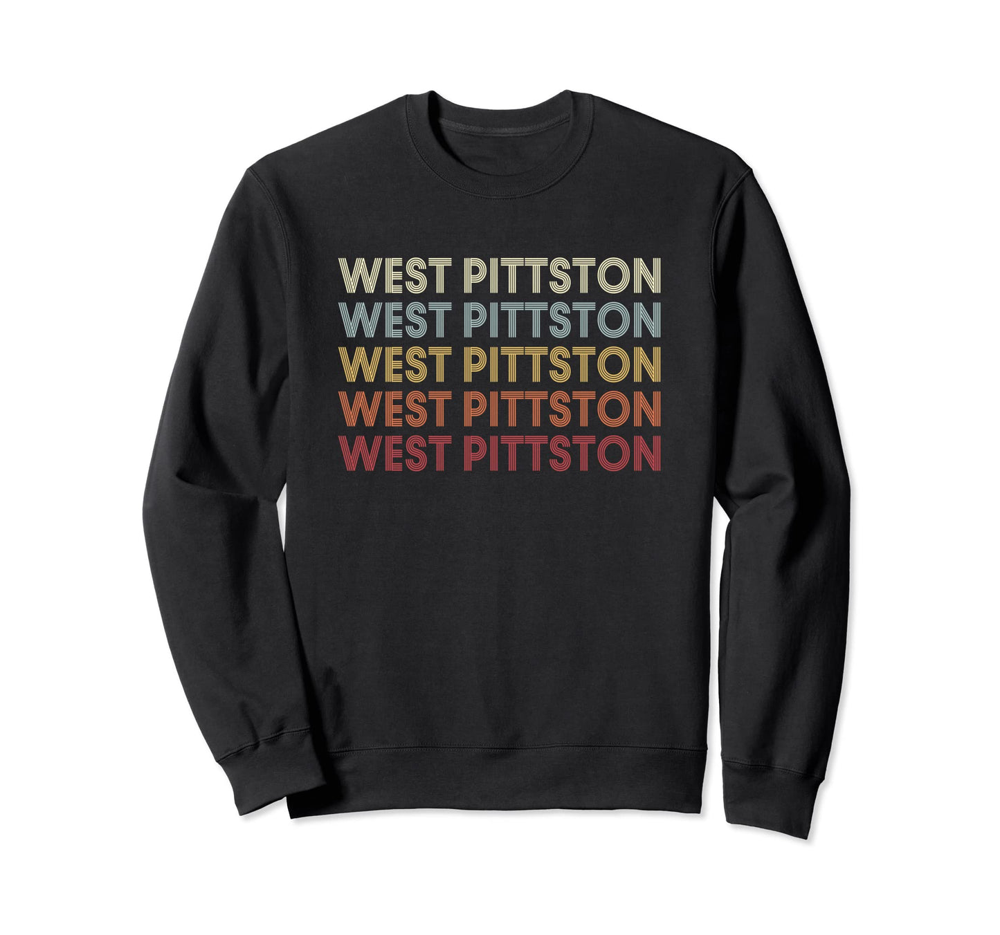 West Pittston Pennsylvania West Sweatshirt - Aesthetic Graphic for Adults - T-Shirt, Sweatshirt, Hoodie