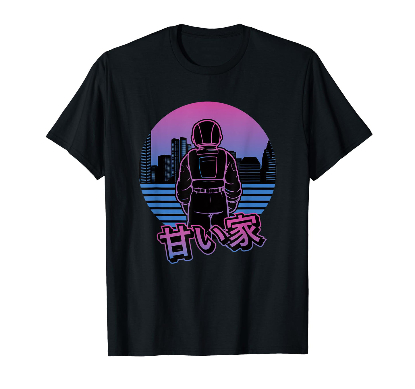 Japanese Astronaut Aesthetic T-Shirt - Streetwear Style for Adults - T-Shirt, Sweatshirt, Hoodie