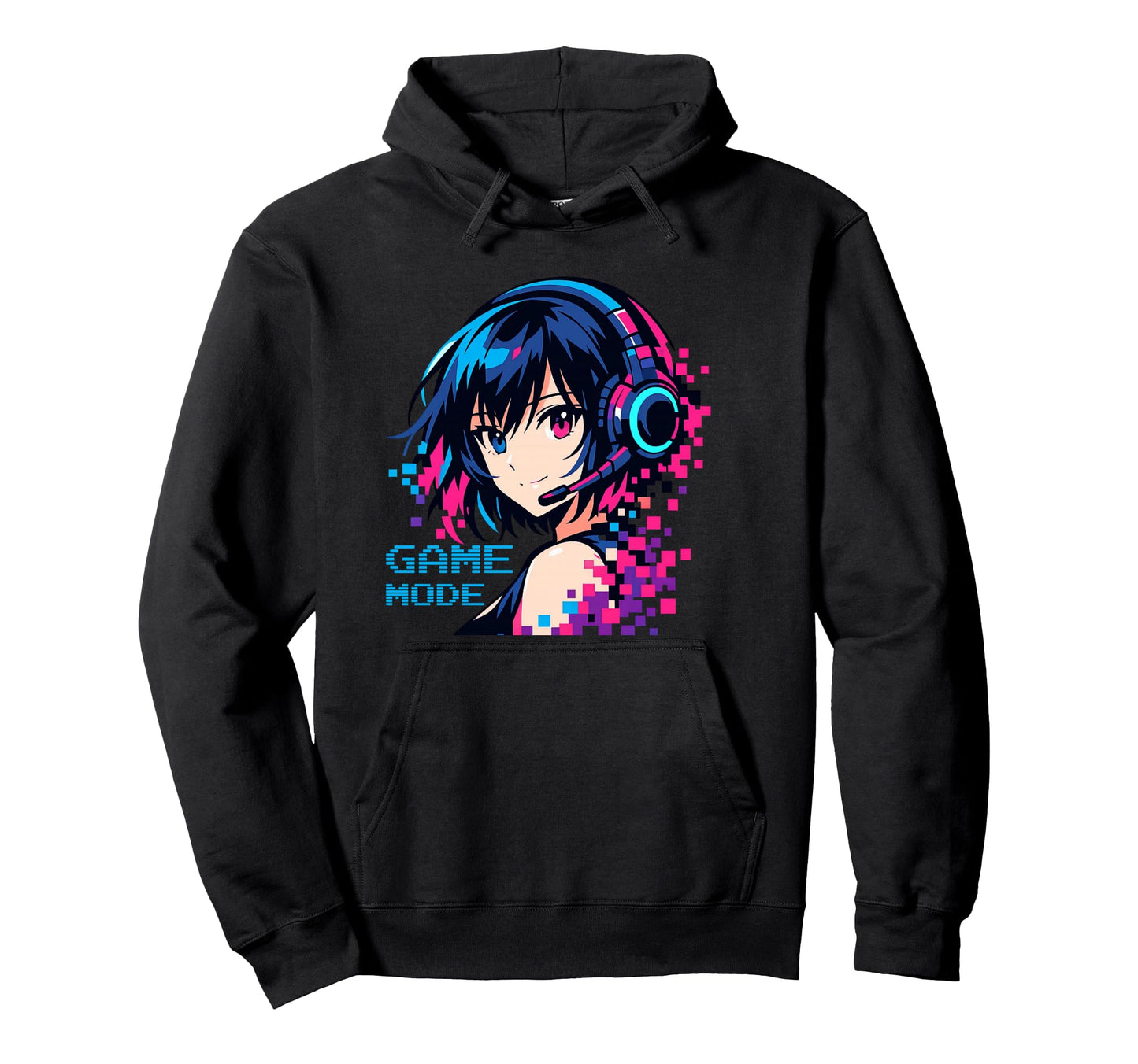 Kawaii Anime Gamer Gaming Pixels Hoodie - Fun Novelty Design for Adults - T-Shirt, Sweatshirt, Hoodie