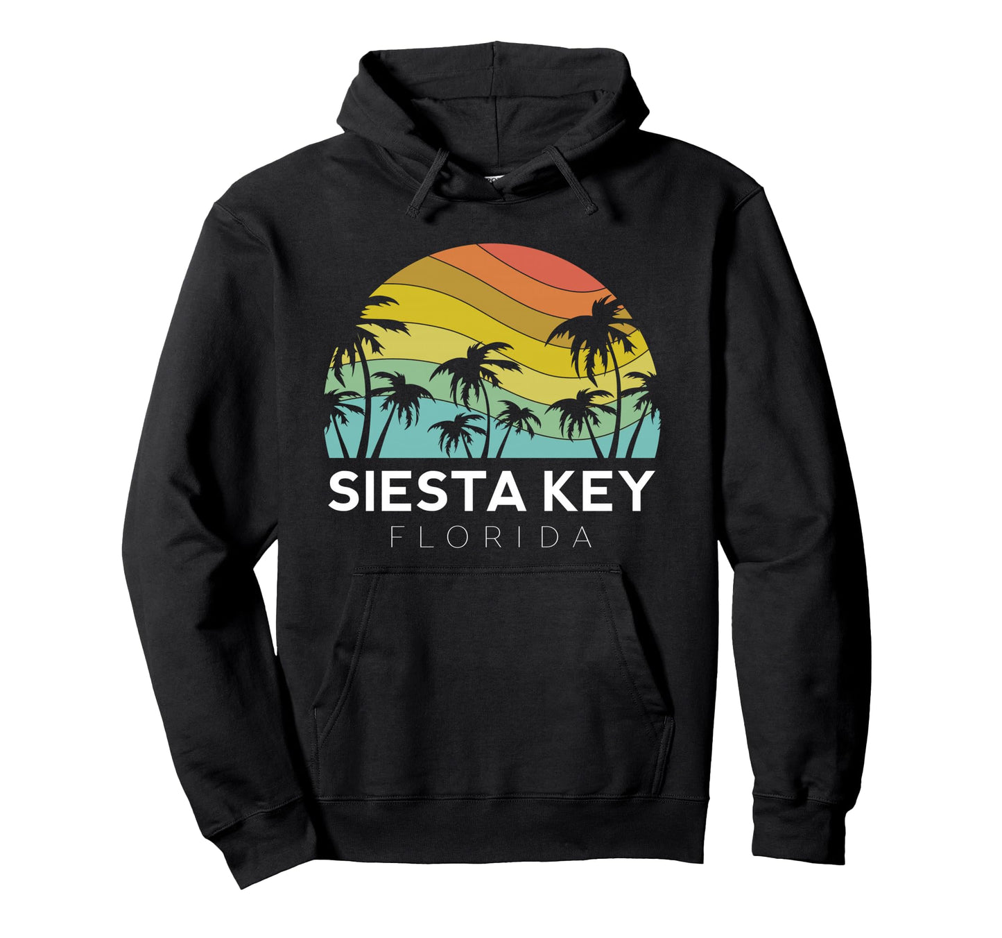 Siesta Key Florida Beach Vacation Souvenir Hoodie - Unique Graphic Unisex - T-Shirt, Sweatshirt, Hoodie