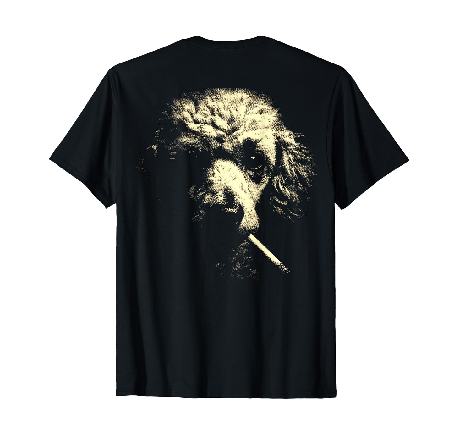 Poodle Smoking Cigarette Grunge Meme 90S T-Shirt - Graphic Print Men Women - T-Shirt, Sweatshirt, Hoodie