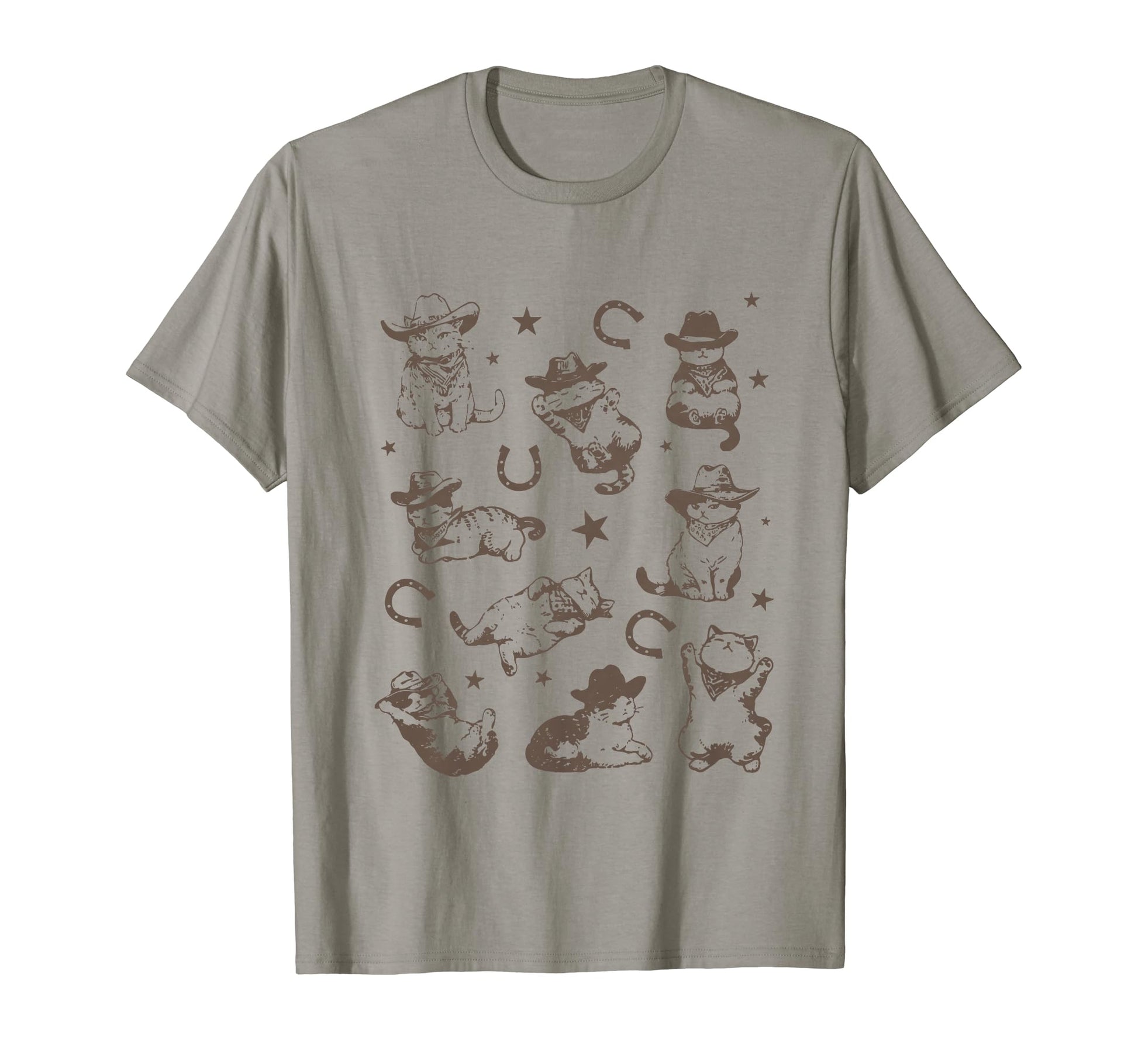 Cowboy Cats And Kittens Western Cowboy T-Shirt - Aesthetic Graphic Unisex - T-Shirt, Sweatshirt, Hoodie