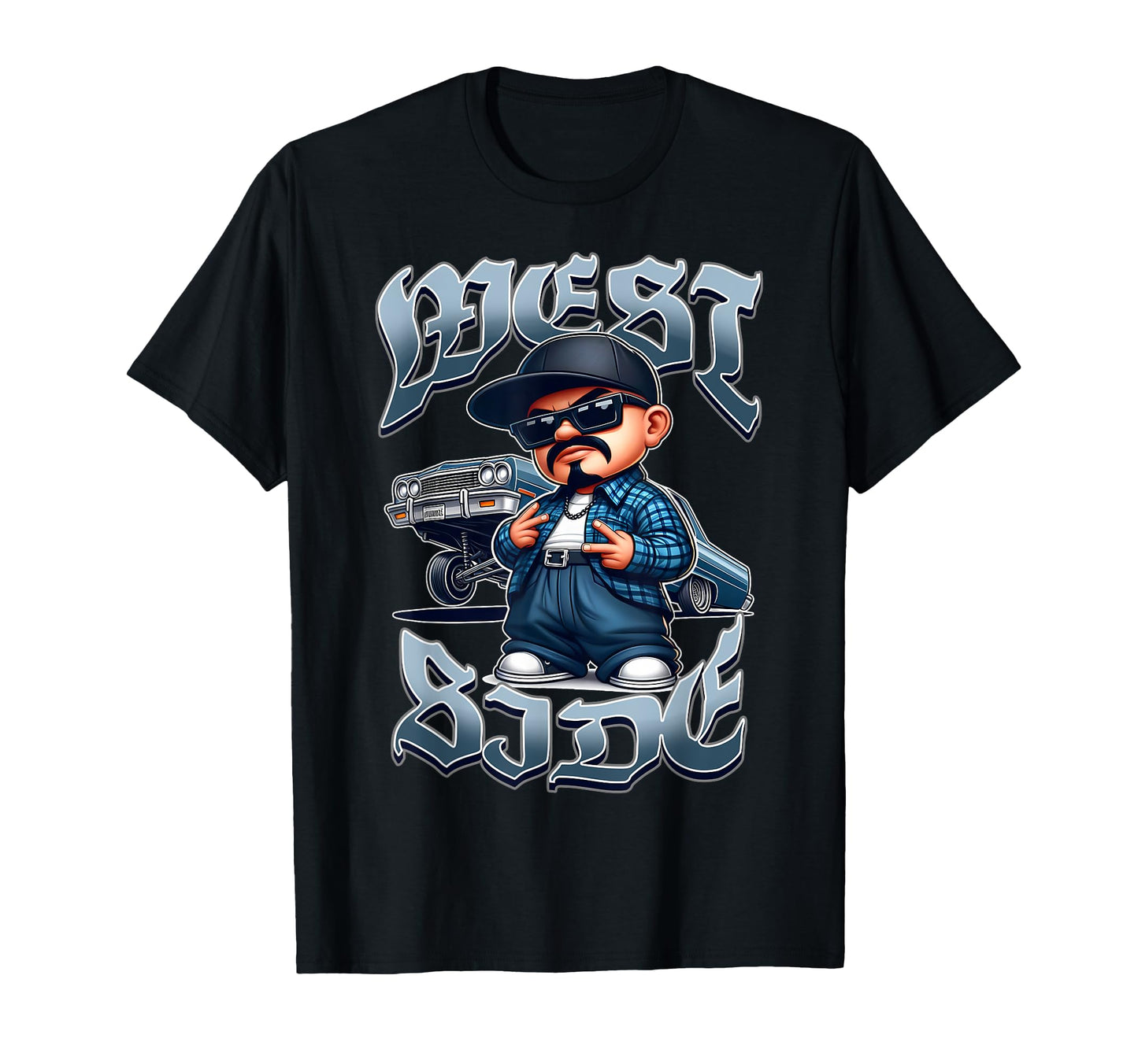 Low Rider Westside Hand Sign Gang T-Shirt - Streetwear Style for Adults - T-Shirt, Sweatshirt, Hoodie