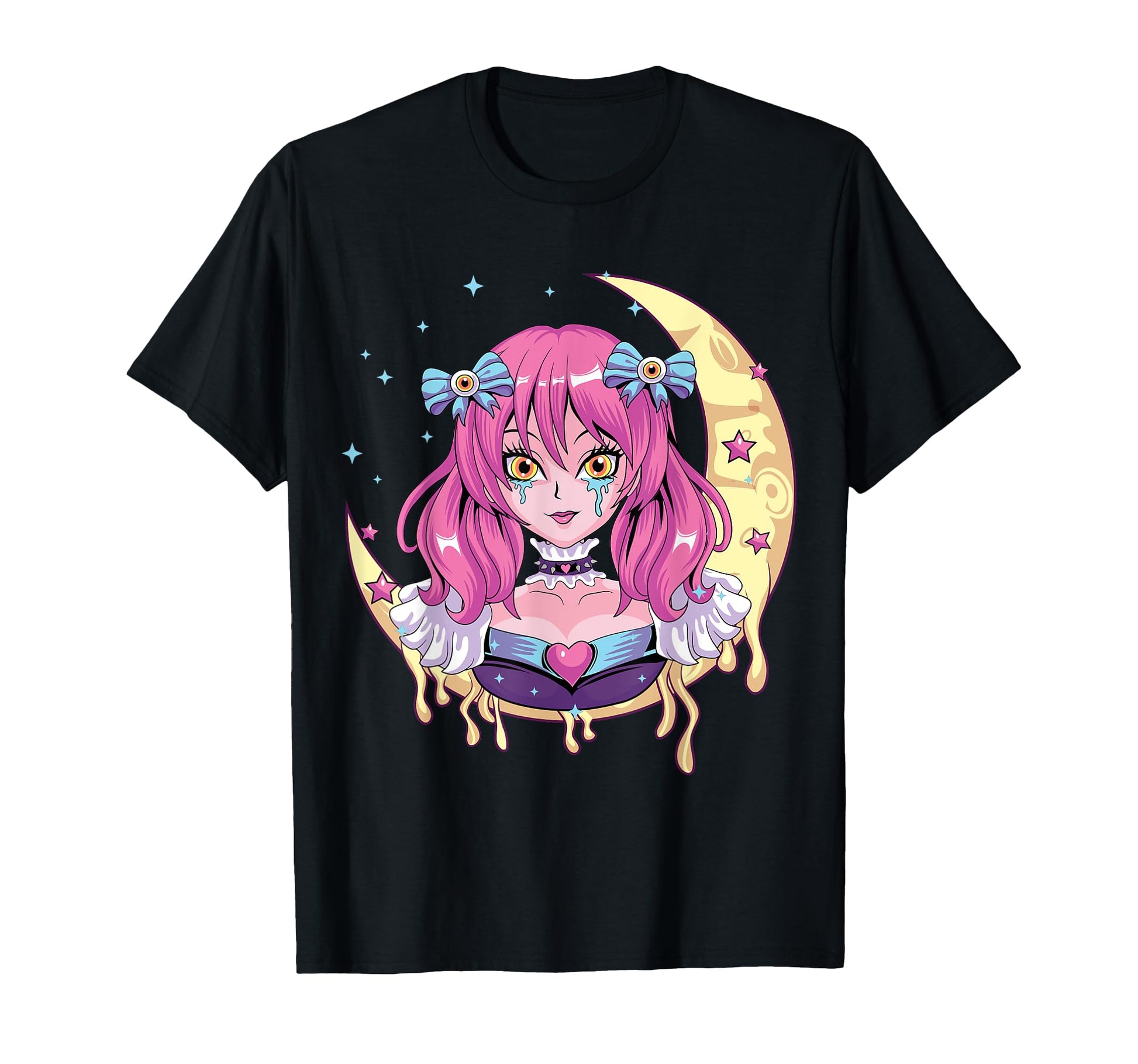 Pastel Goth Anime Vaporwave Sad T-Shirt - Aesthetic Graphic for Adults - T-Shirt, Sweatshirt, Hoodie