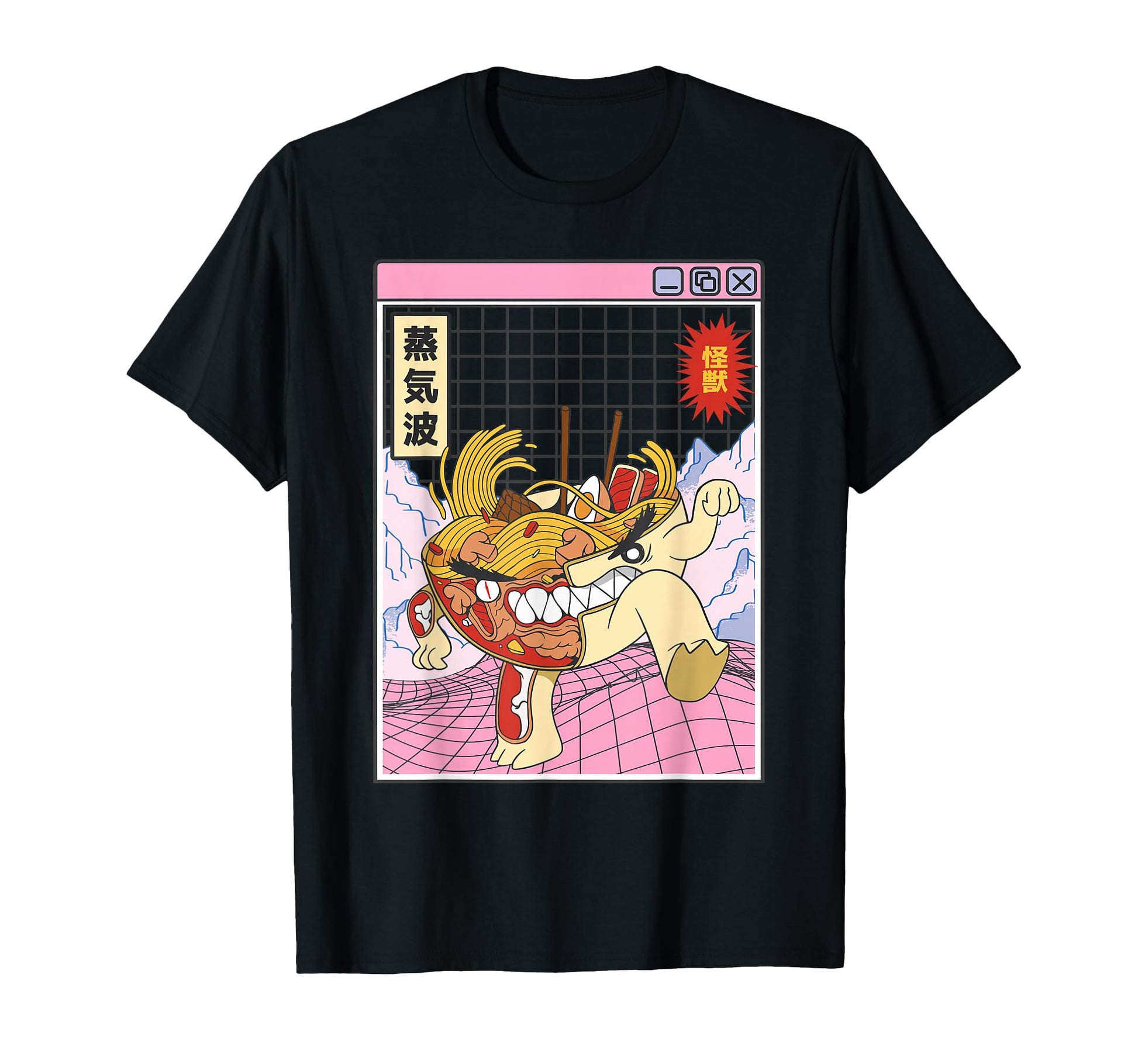 Ramen Noodles X Ray Kawaii Grid T-Shirt - Casual Everyday Wear Unisex - T-Shirt, Sweatshirt, Hoodie