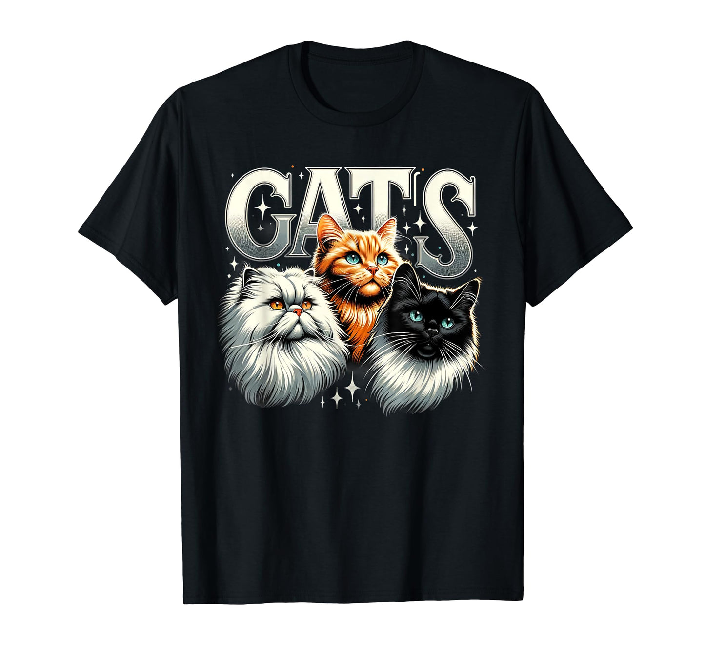 Cat Bootleg Grunge 90S T-Shirt - Minimalist Print Unisex - T-Shirt, Sweatshirt, Hoodie