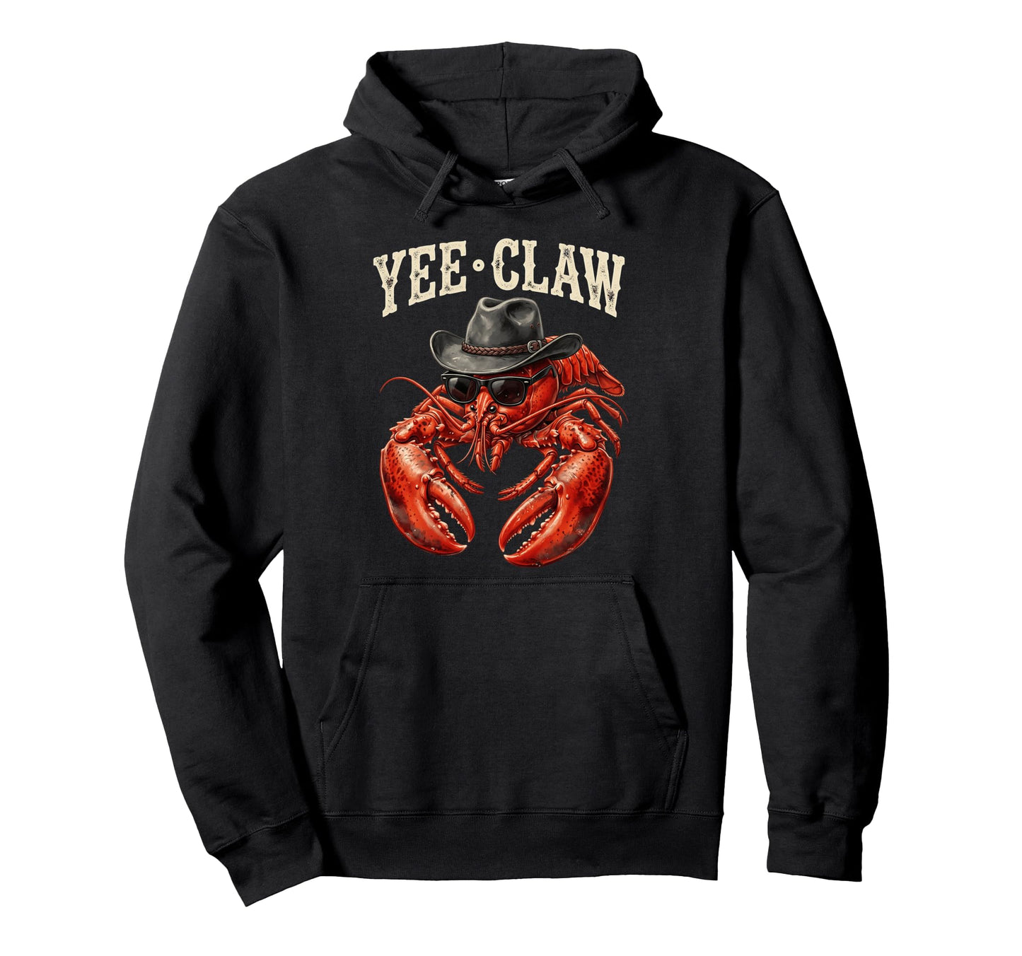 Yee Claw Crawfish Western Country Hoodie - Casual Everyday Wear for Adults - T-Shirt, Sweatshirt, Hoodie