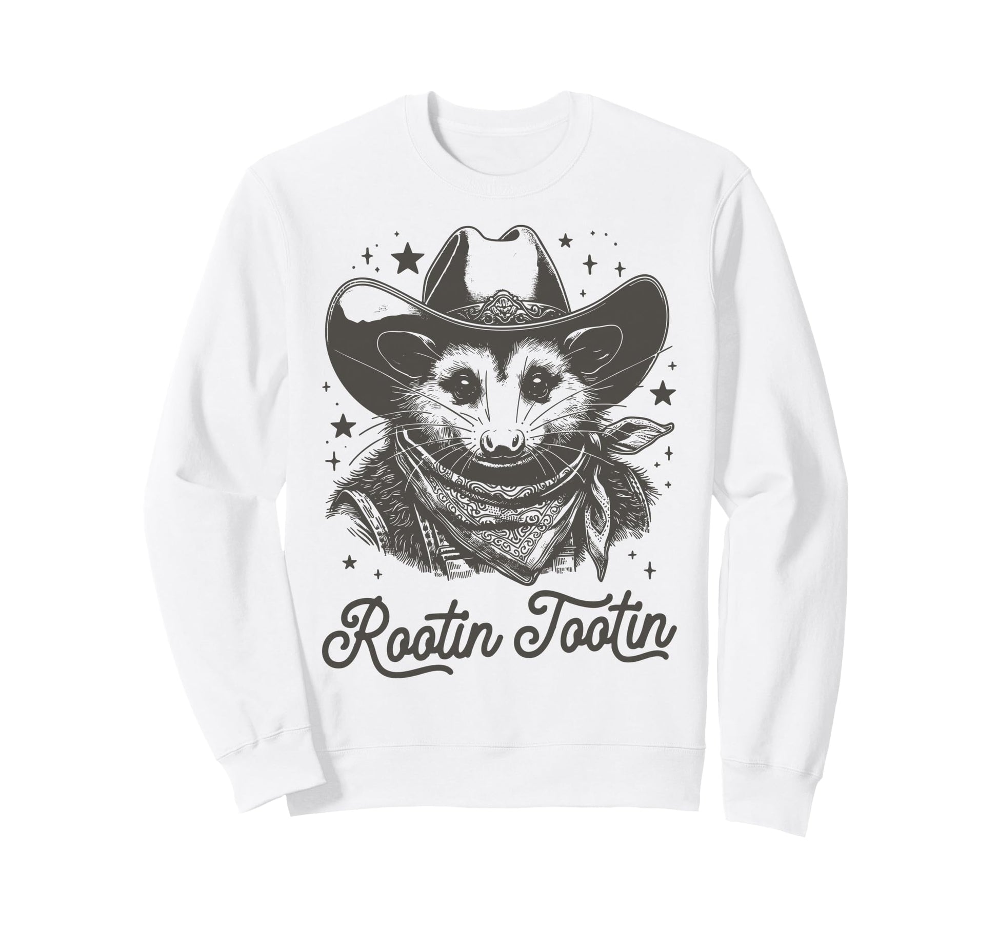 Rootin Tootin Country Western Sweatshirt - Minimalist Print Men Women - T-Shirt, Sweatshirt, Hoodie