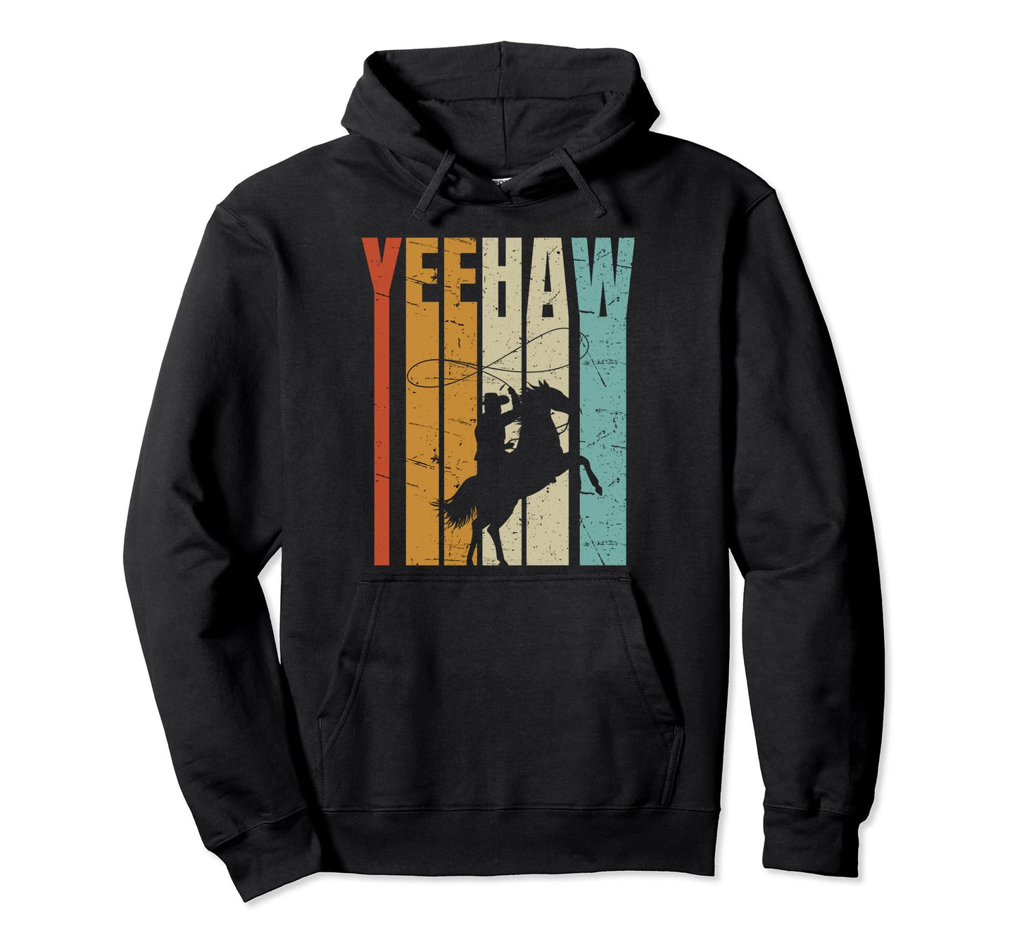 Yeehaw Cowboy Rodeo Hoodie - Casual Everyday Wear for Adults - T-Shirt, Sweatshirt, Hoodie
