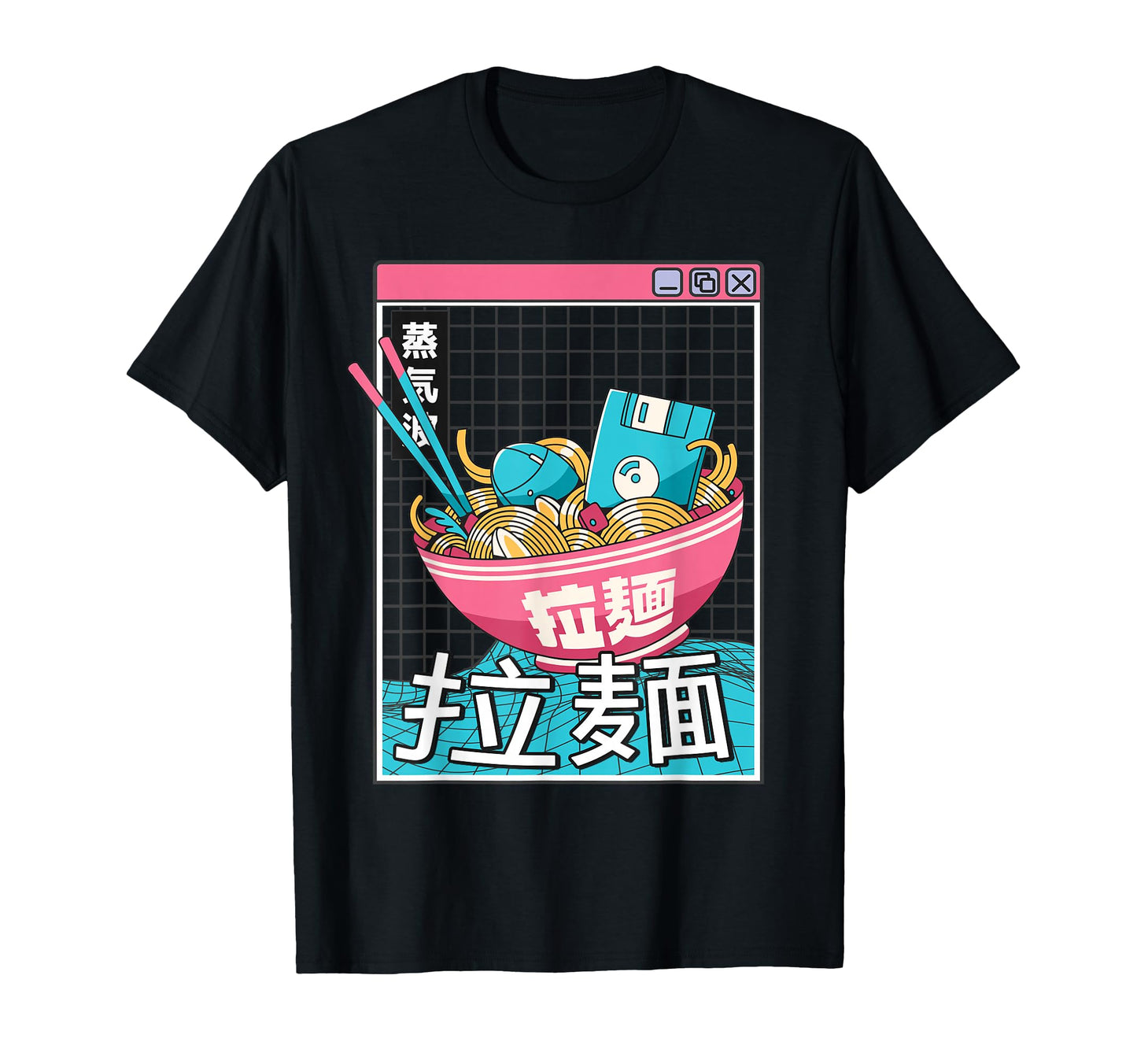 Ramen Noodles Bowl Kawaii Weirdcore T-Shirt - Trendy Graphic Unisex - T-Shirt, Sweatshirt, Hoodie