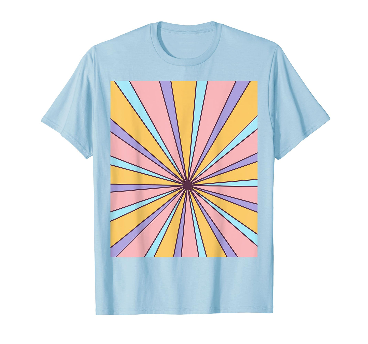 Rainbow Groovy T-Shirt - Minimalist Print for Adults - T-Shirt, Sweatshirt, Hoodie