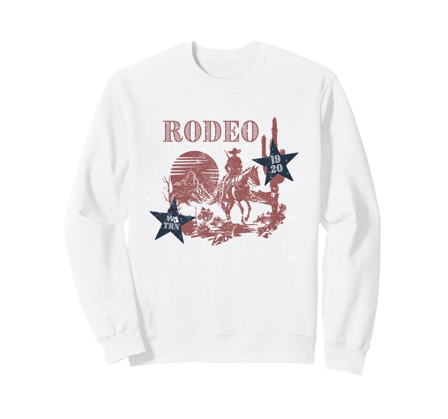 Rodeo Cowboy Western Desert Sunset Sweatshirt - Streetwear Style Unisex - T-Shirt, Sweatshirt, Hoodie