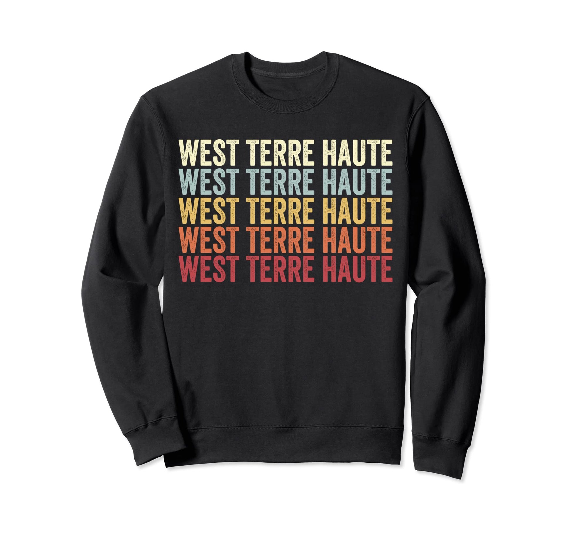 West Terre Haute Indiana West Sweatshirt - Aesthetic Graphic for Adults - T-Shirt, Sweatshirt, Hoodie