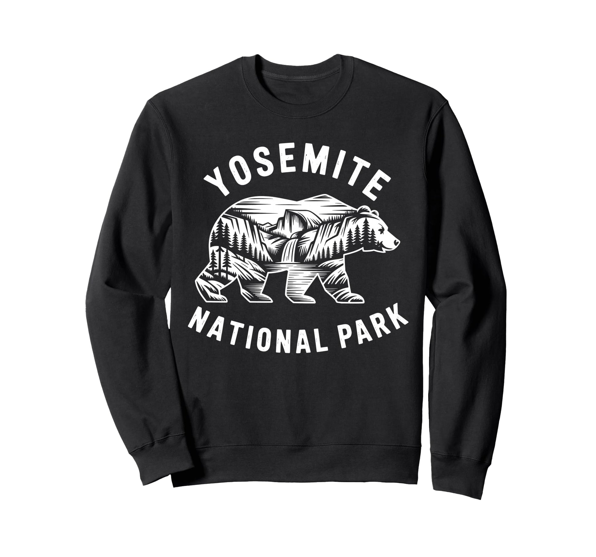 Yosemite Bear National Park Sweatshirt - Casual Everyday Wear for Adults - T-Shirt, Sweatshirt, Hoodie
