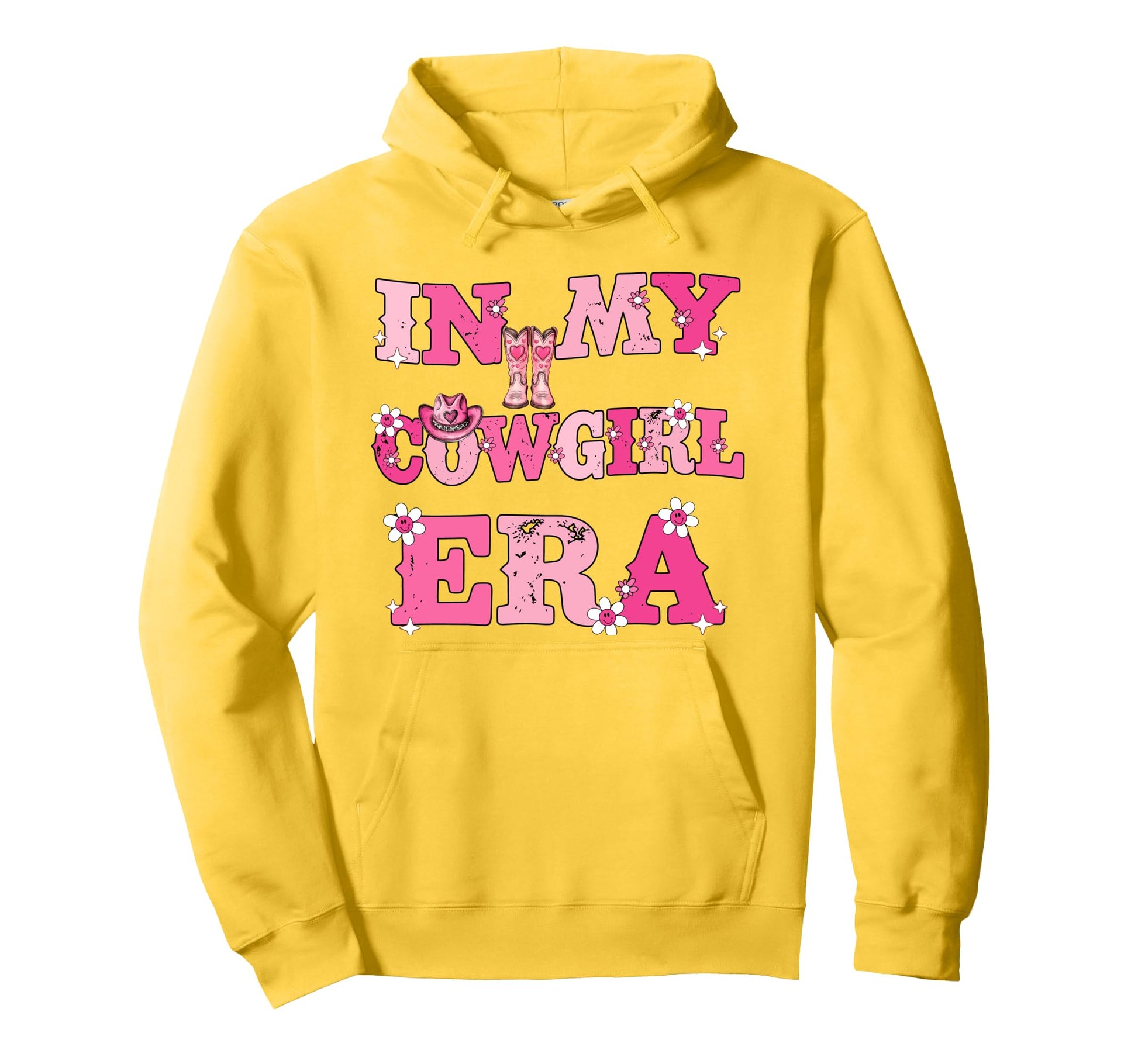 My Cowgirl Era Groovy Western Hoodie - Casual Everyday Wear for Adults - T-Shirt, Sweatshirt, Hoodie