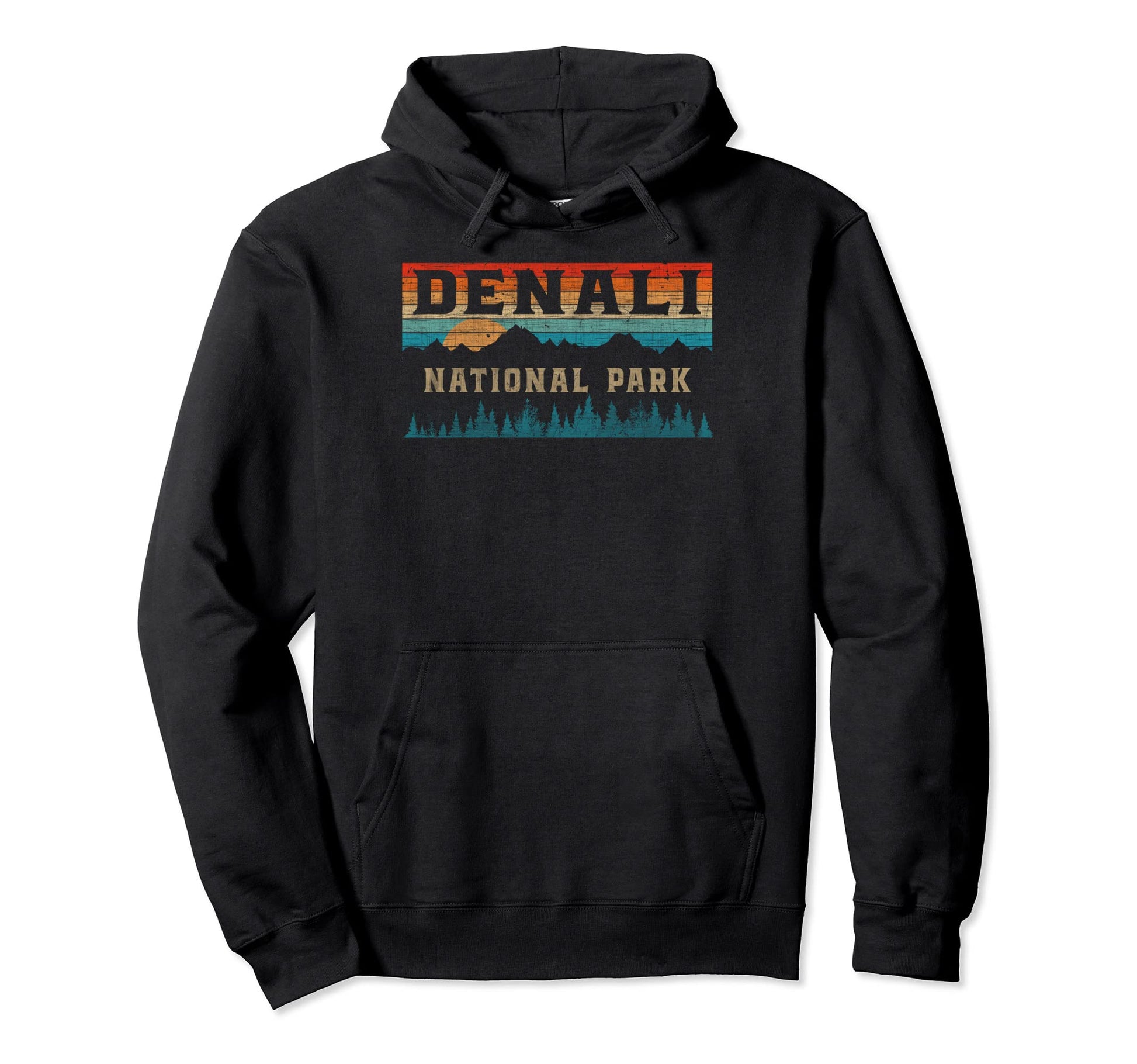 Denali National Park Alaska Alaskan Hoodie - Casual Everyday Wear Unisex - T-Shirt, Sweatshirt, Hoodie