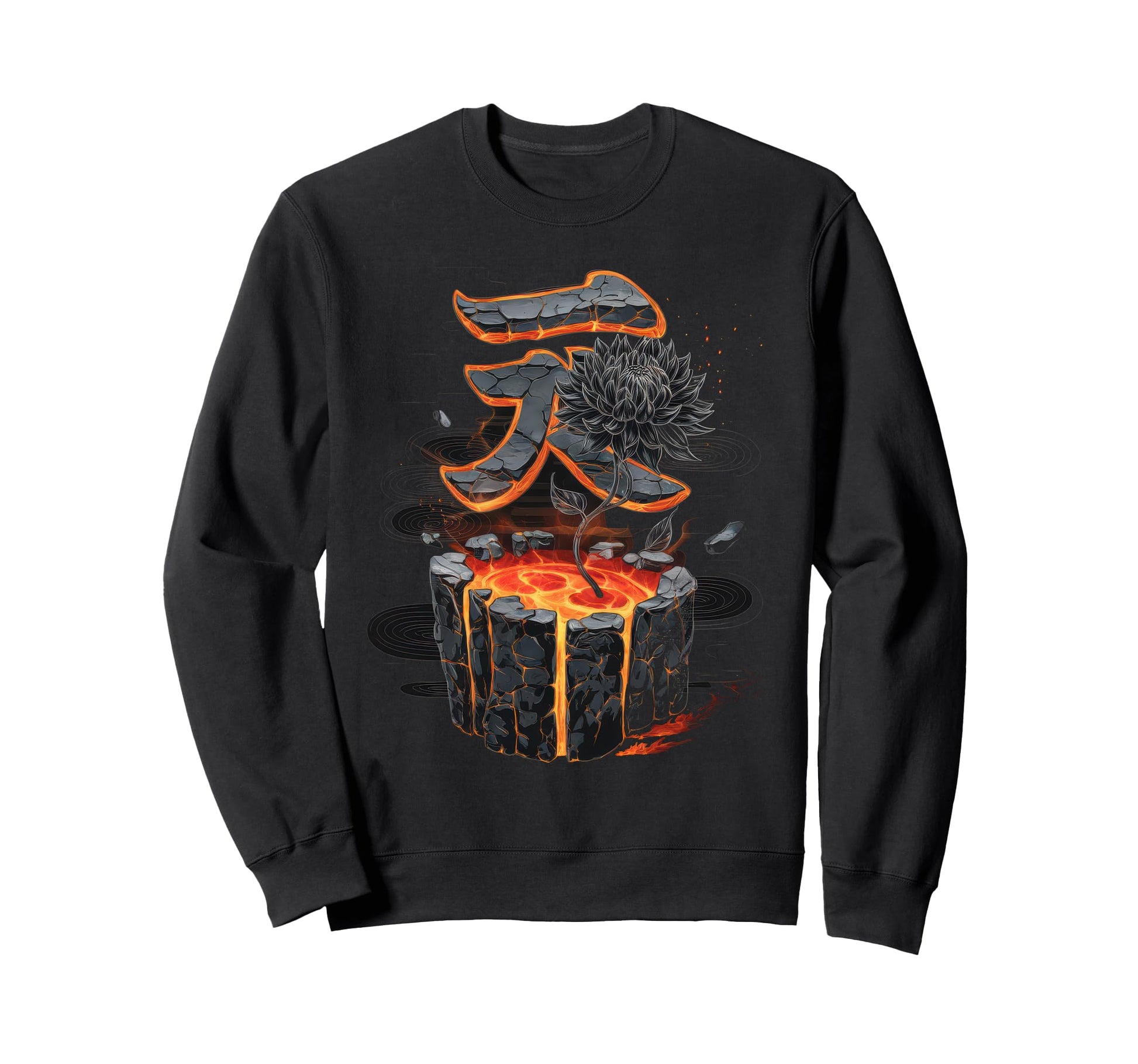 Japanese Aesthetic Streetwear Backprint Sweatshirt - Graphic Print Unisex - T-Shirt, Sweatshirt, Hoodie