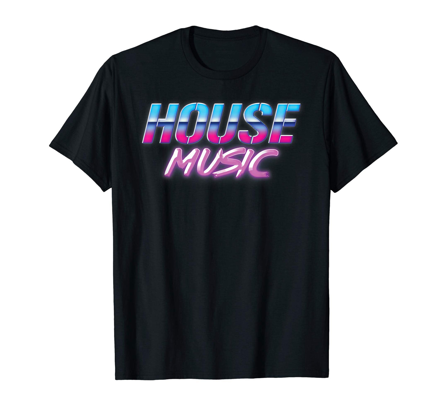 House Music 80S Vaporwave Aesthetic T-Shirt - Minimalist Print for Adults - T-Shirt, Sweatshirt, Hoodie