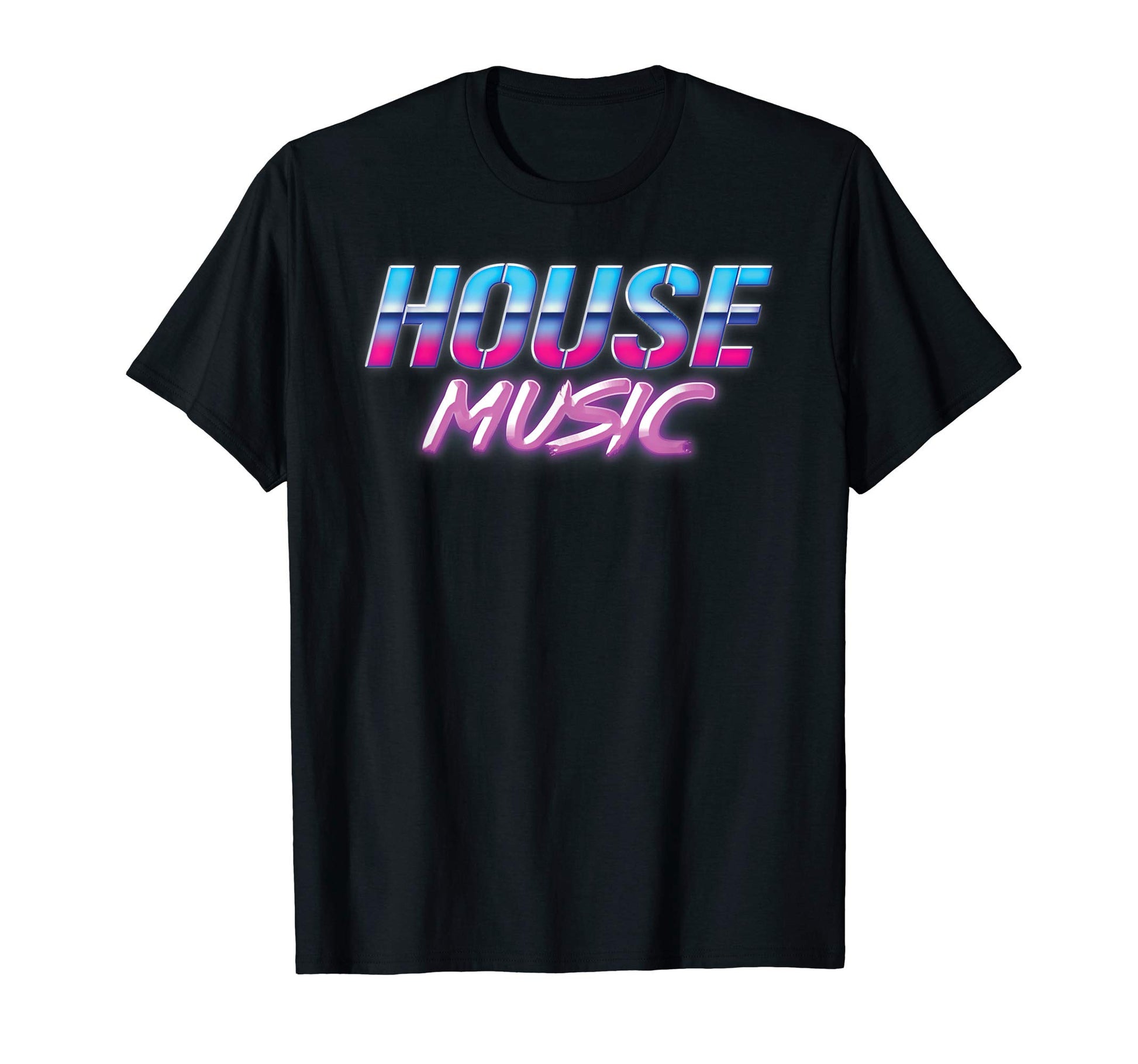 House Music 80S Vaporwave Aesthetic T-Shirt - Minimalist Print for Adults - T-Shirt, Sweatshirt, Hoodie