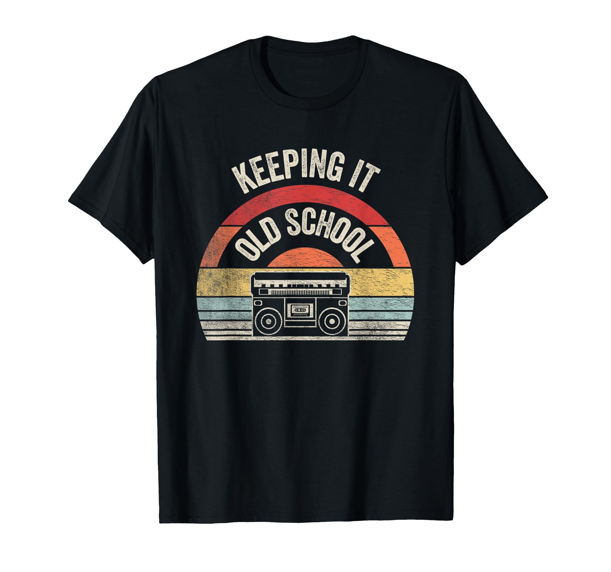 Keeping It Old School 80S 90S T-Shirt - Aesthetic Graphic for Adults - T-Shirt, Sweatshirt, Hoodie