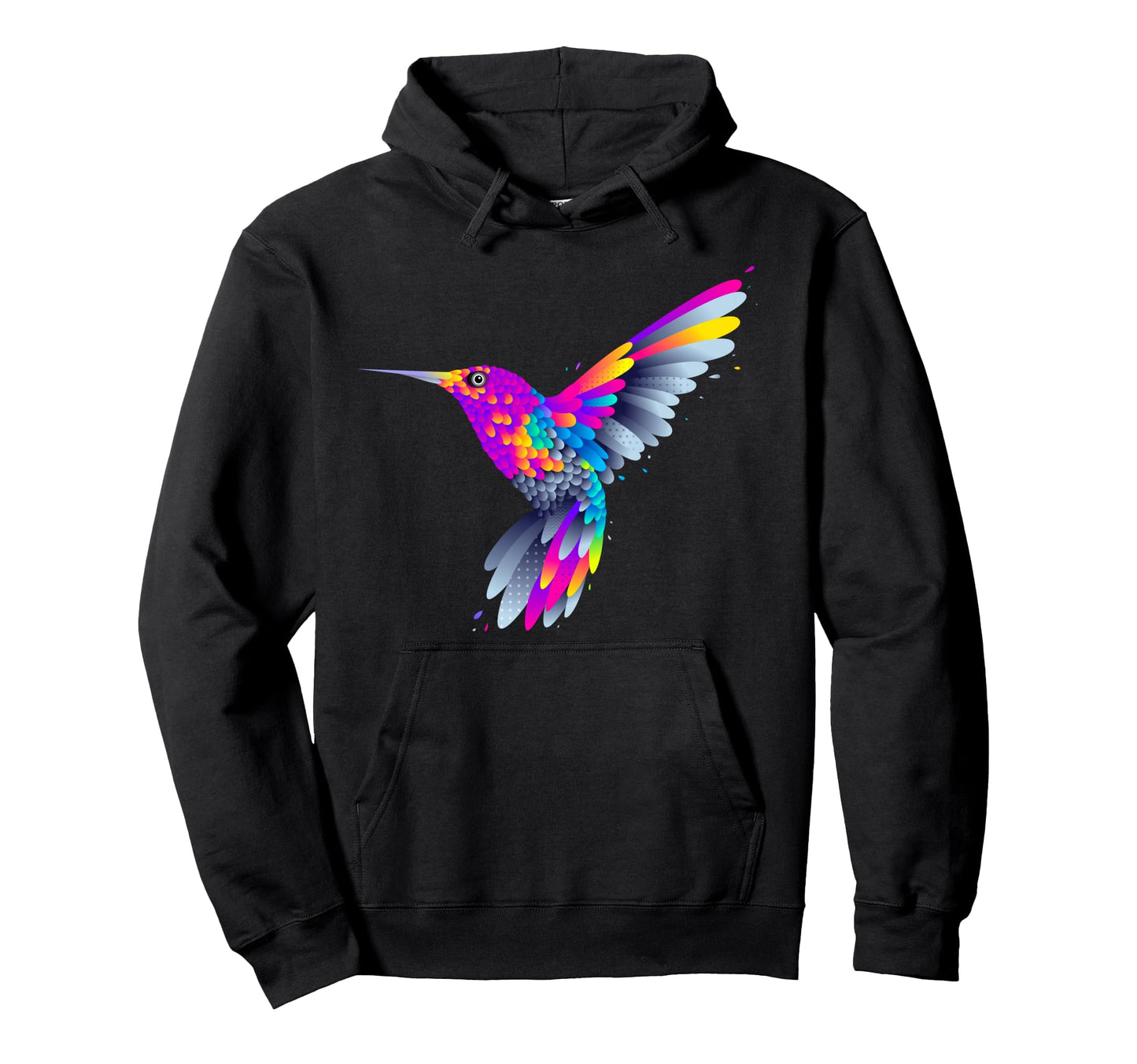 Colorful Peaceful Bird I Love Birds Hoodie - Custom Art Print for Adults - T-Shirt, Sweatshirt, Hoodie