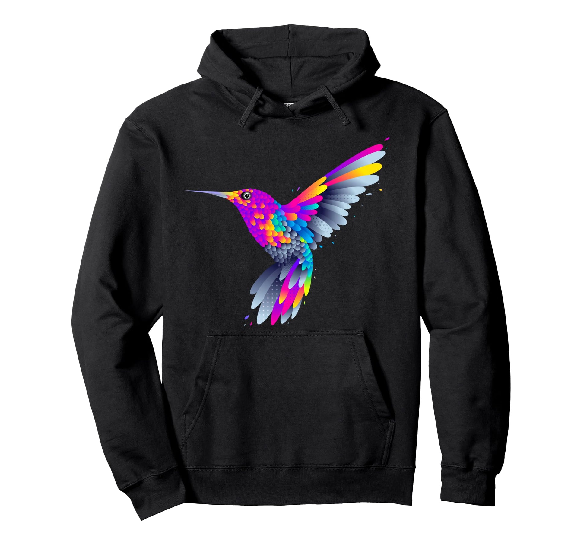 Colorful Peaceful Bird I Love Birds Hoodie - Custom Art Print for Adults - T-Shirt, Sweatshirt, Hoodie