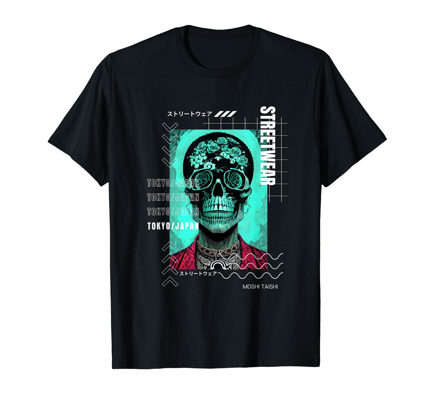 Japanese Streetwear Vaporwave Otaku T-Shirt - Novelty Apparel for Adults - T-Shirt, Sweatshirt, Hoodie