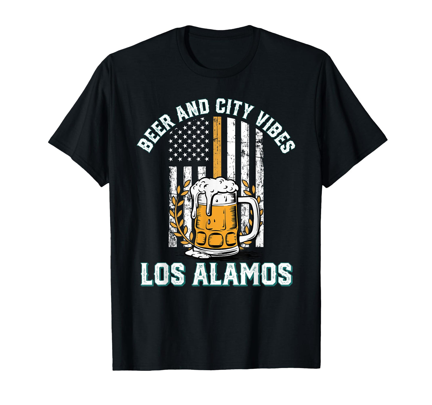 Beer And City Vibes Los Alamos New T-Shirt - Fun Novelty Design Men Women - T-Shirt, Sweatshirt, Hoodie
