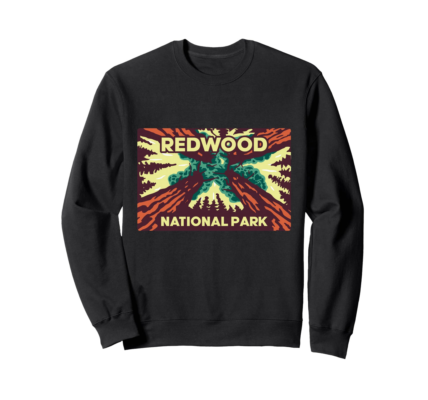 California Redwood National Park Sweatshirt - Trendy Graphic for Adults - T-Shirt, Sweatshirt, Hoodie