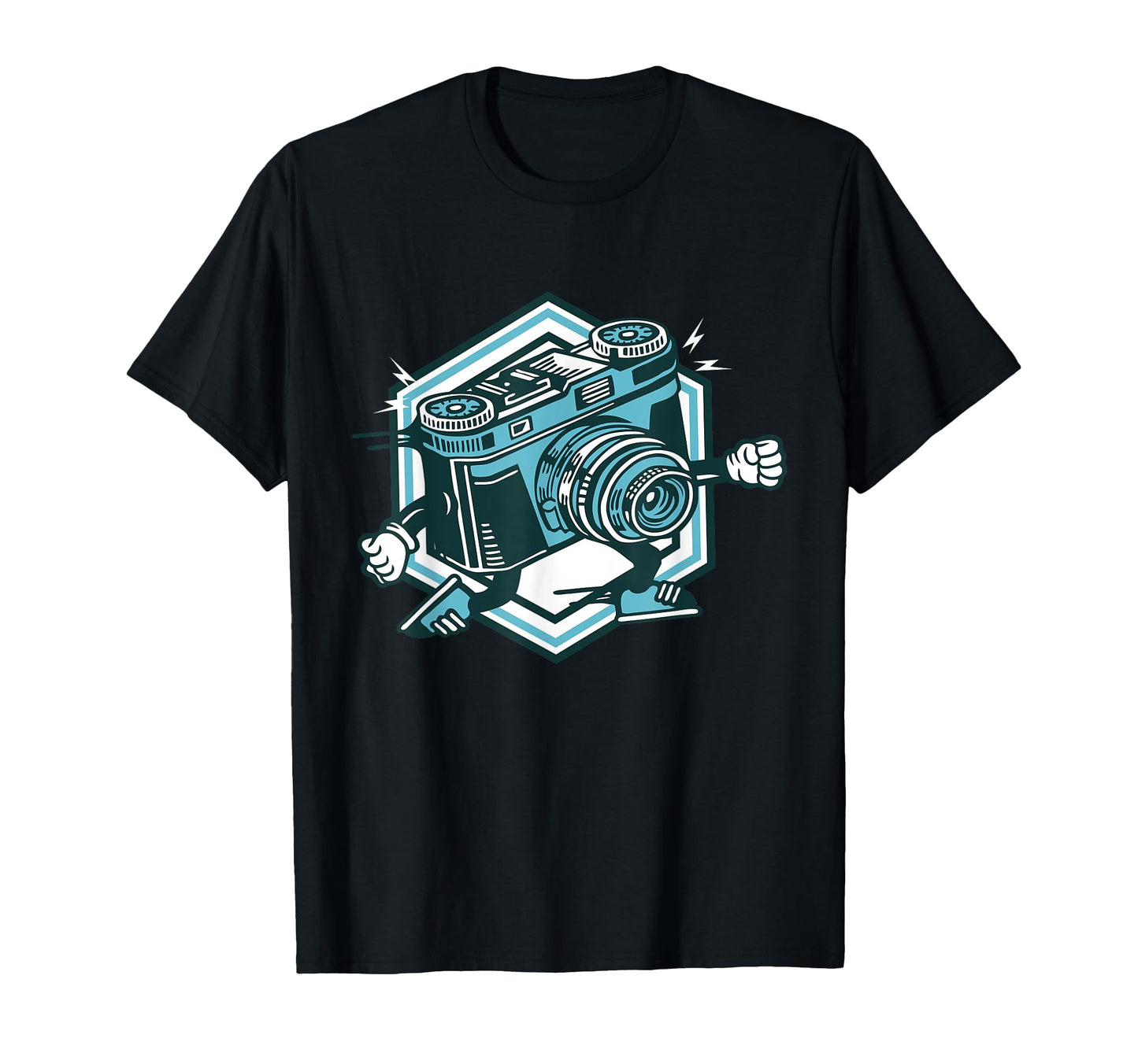 Camera Photographer Photographer Camera T-Shirt - Graphic Print Unisex - T-Shirt, Sweatshirt, Hoodie