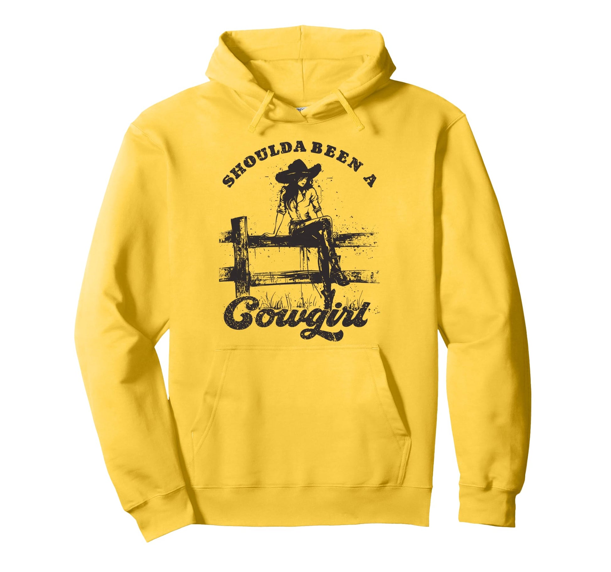 Should Been Cowgirl Western Hoodie - Graphic Print Unisex - T-Shirt, Sweatshirt, Hoodie